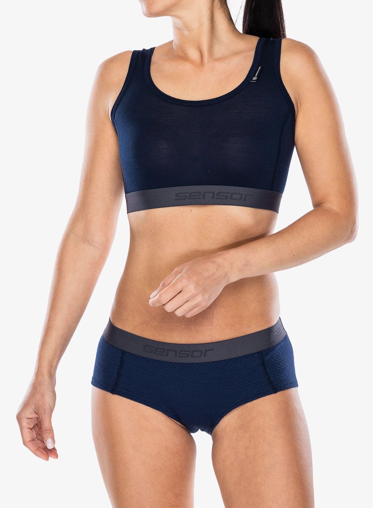 Biustonosz sportowy Sensor Merino Active Bra 3/6