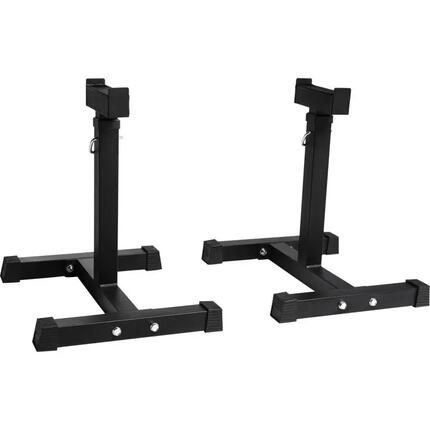 SUPPORT DE BARRE RÉGLABLE – REPOSE BARRE| MUSCULATION