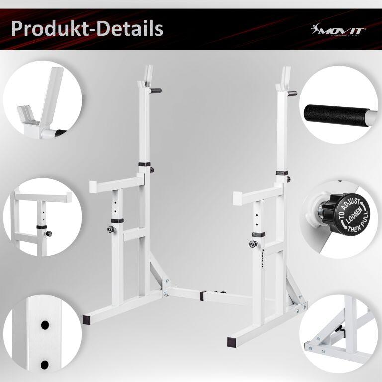 Rack, MOVIT® Pro, pentru gantere, negru