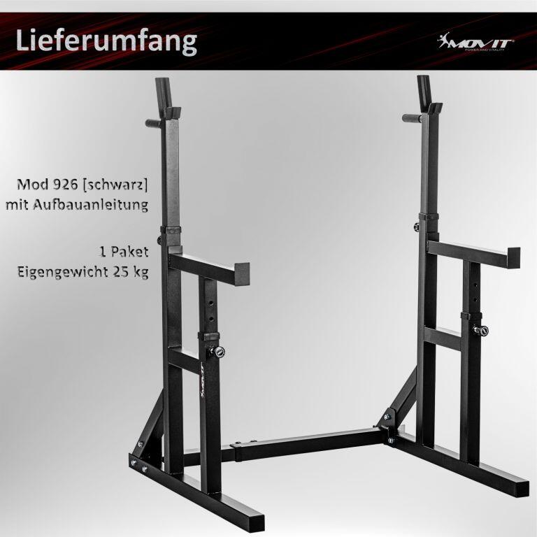 Rack, MOVIT® Pro, pentru gantere, negru
