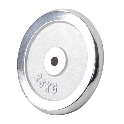 8 DISQUES DE POIDS CHROMÉS |DIAMETRE 31 MM| MUSCULATION |4x5, 2x2,5 ET 2x1,25KG