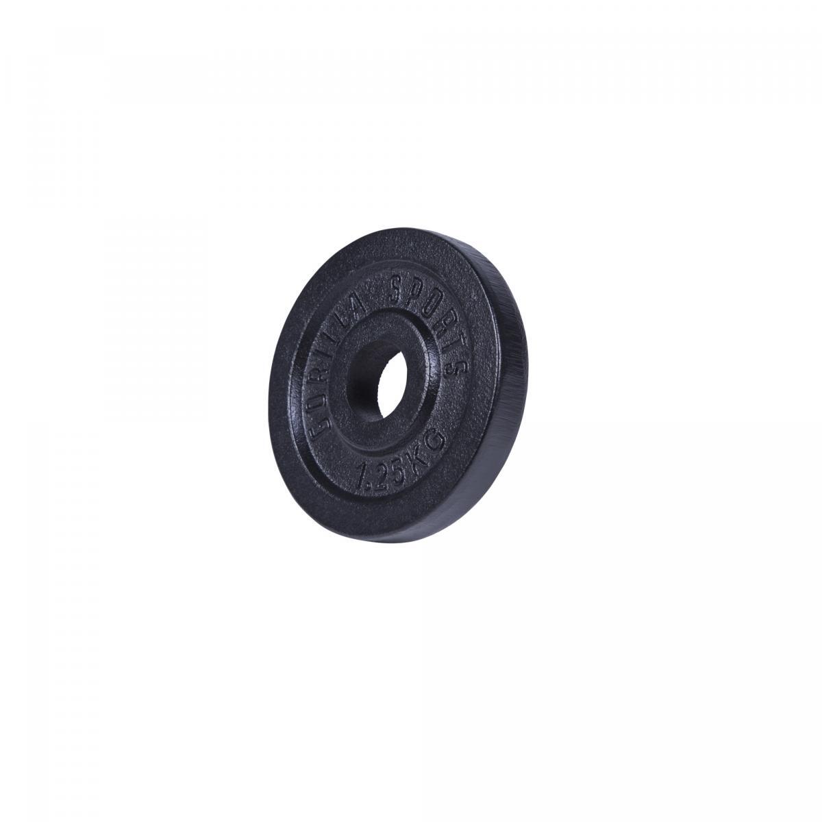 Obciążenie (0,5-30 kg) 31mm talerz żeliwny czarny Gorilla Sports 2/5