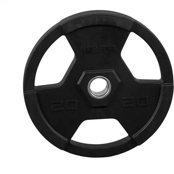 Disco Pesas Olímpico Pro Gorilla Sports 20 Kg Diámetro 51 mm 3/7