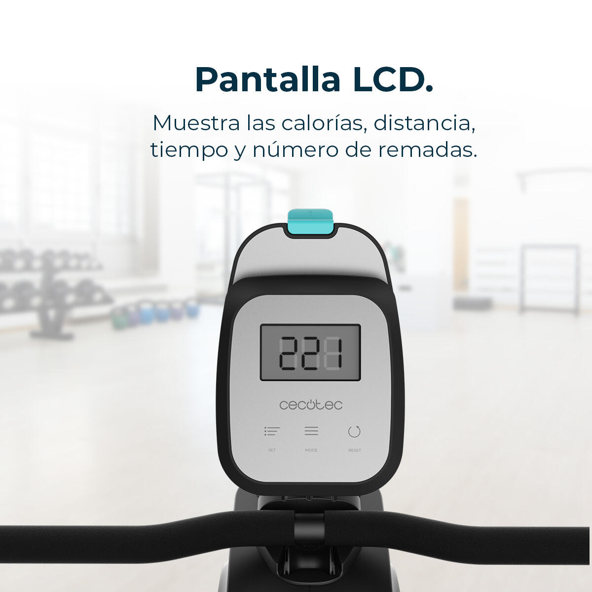 Cecotec Máquina de Remo Plegable con Resistencia Magnética Drumfit Rower 9000 Re 6/6