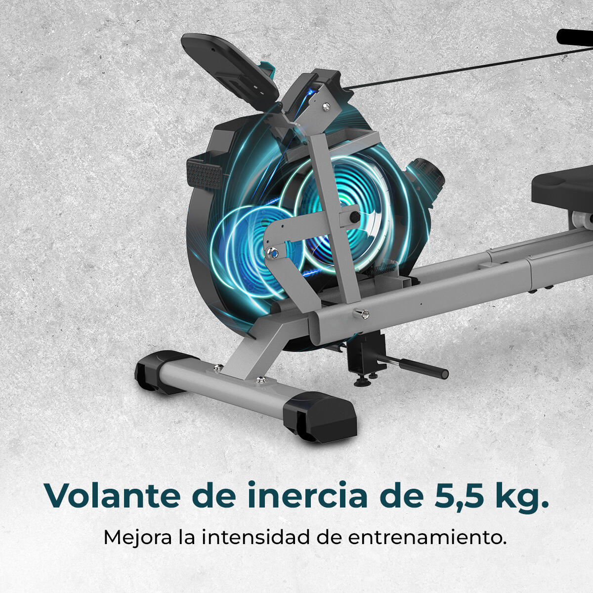 Cecotec Máquina de Remo Plegable DrumFit Rower 5500 Regatta 3/7