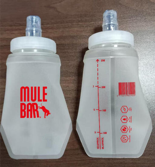 Gourde souple 250ml en silicone pour Trail running et semi marathon