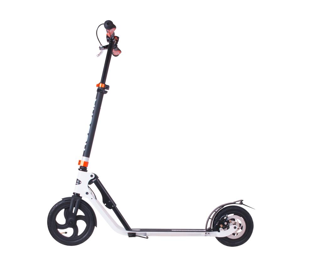 Trottinette ville pneus gonflables double frein dès 6 ans BigWheel Air orange 2/7