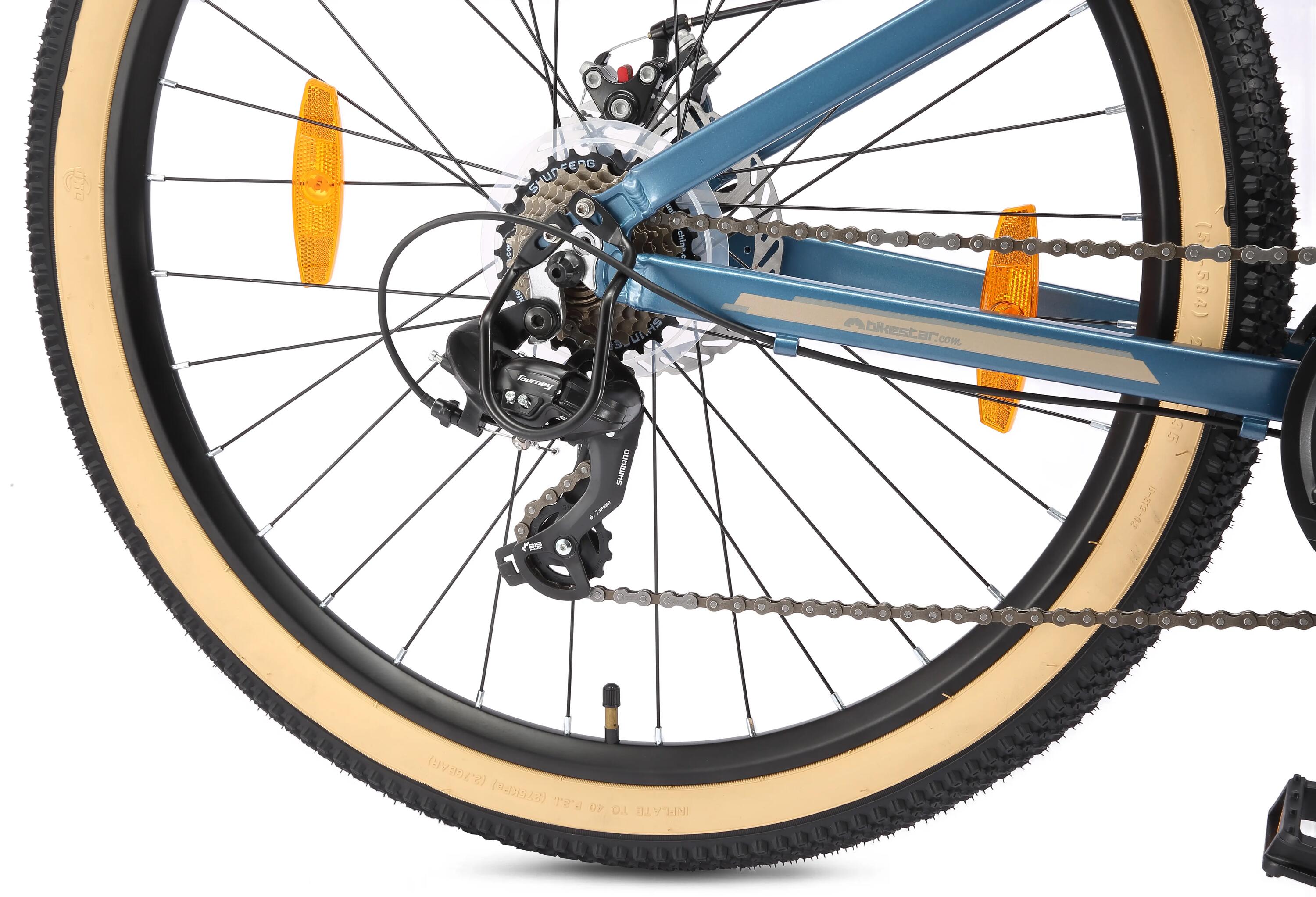 MTB fiets 27.5" aluminium, hardtail, 21 versnellingen, schijfremmen 5/7