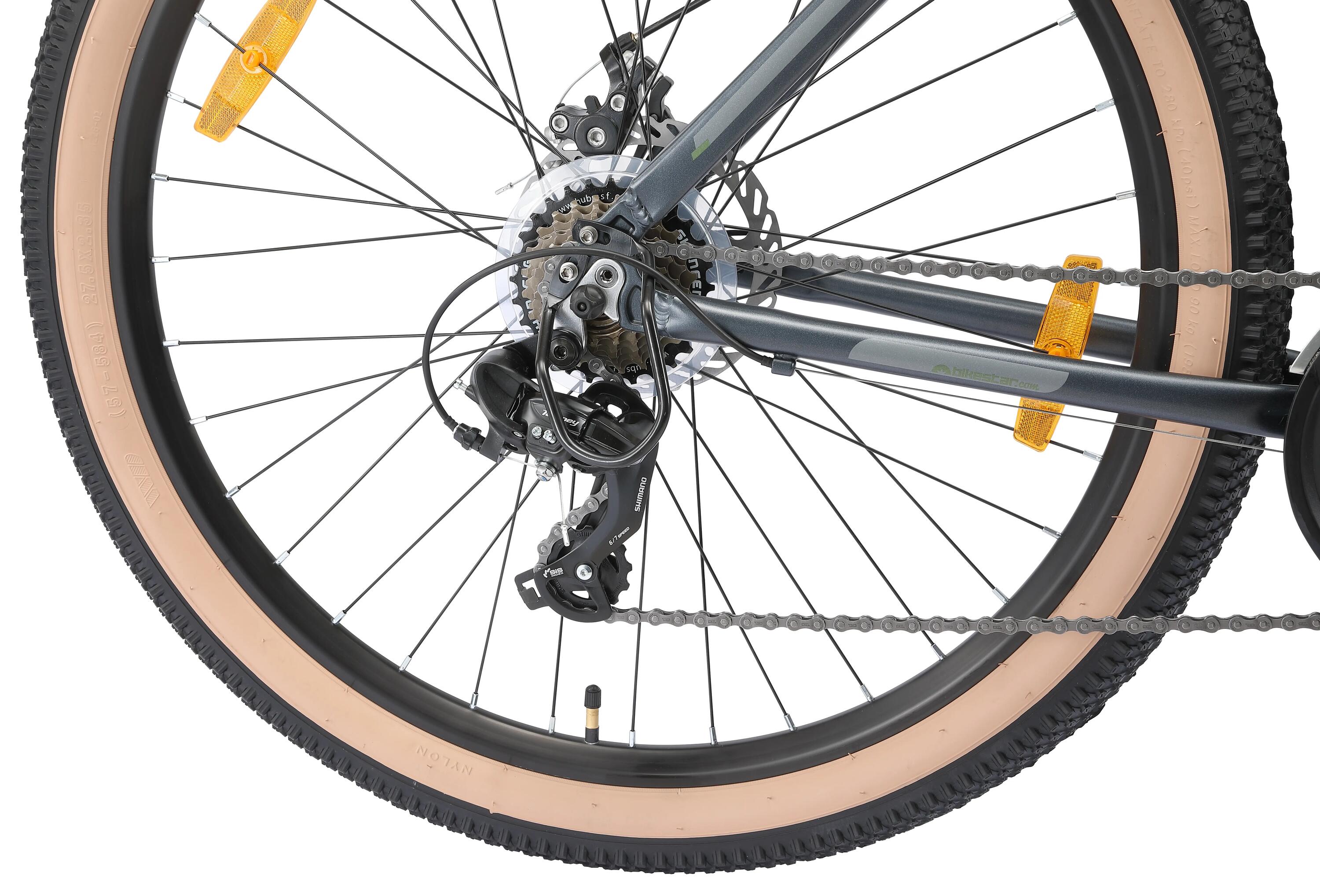 MTB 27.5" aluminium, hardtail, 21 Gang, Scheibenbremse 5/7