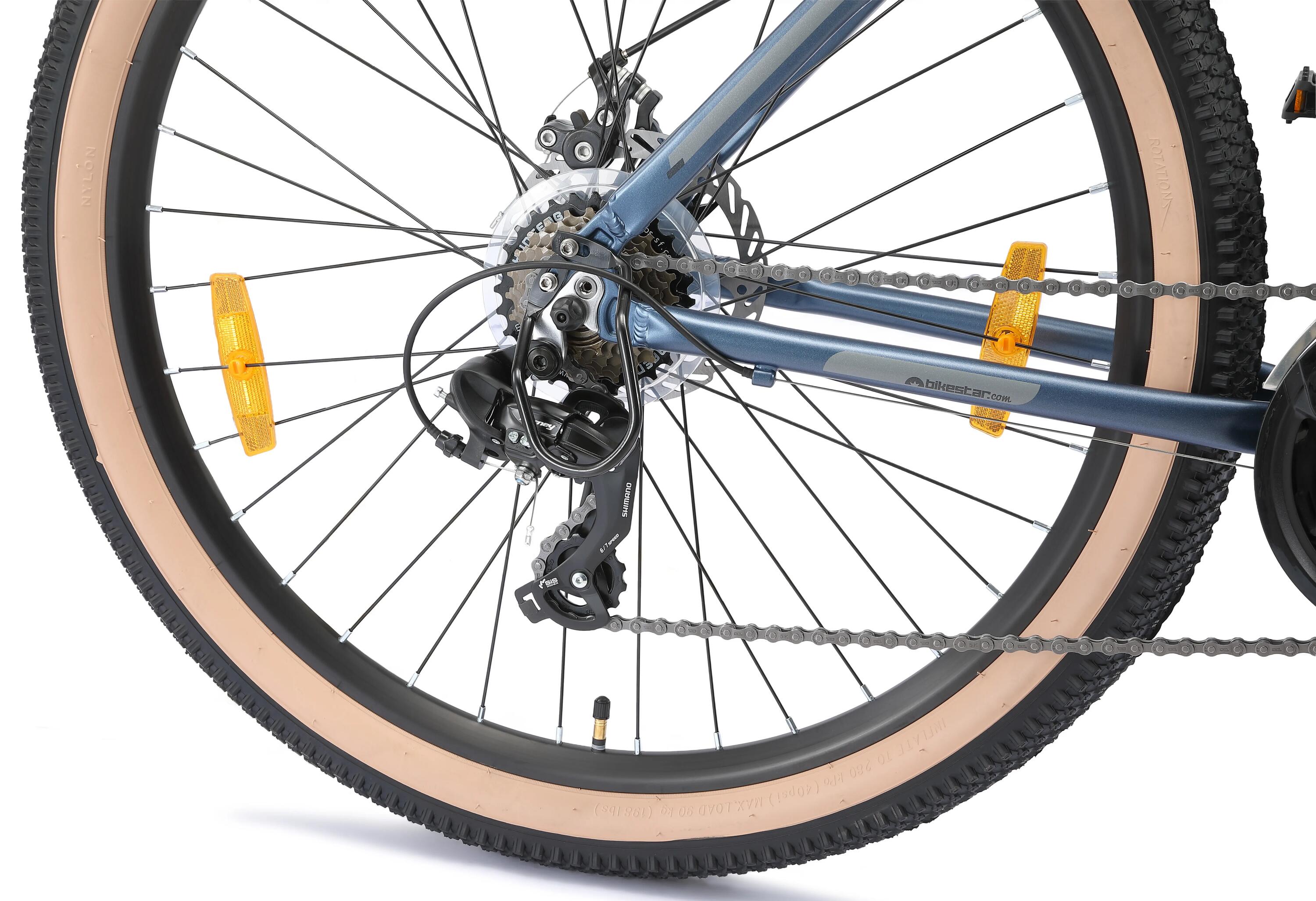 MTB 27.5" alluminio, hardtail, 21 velocità, freno a disco 5/7