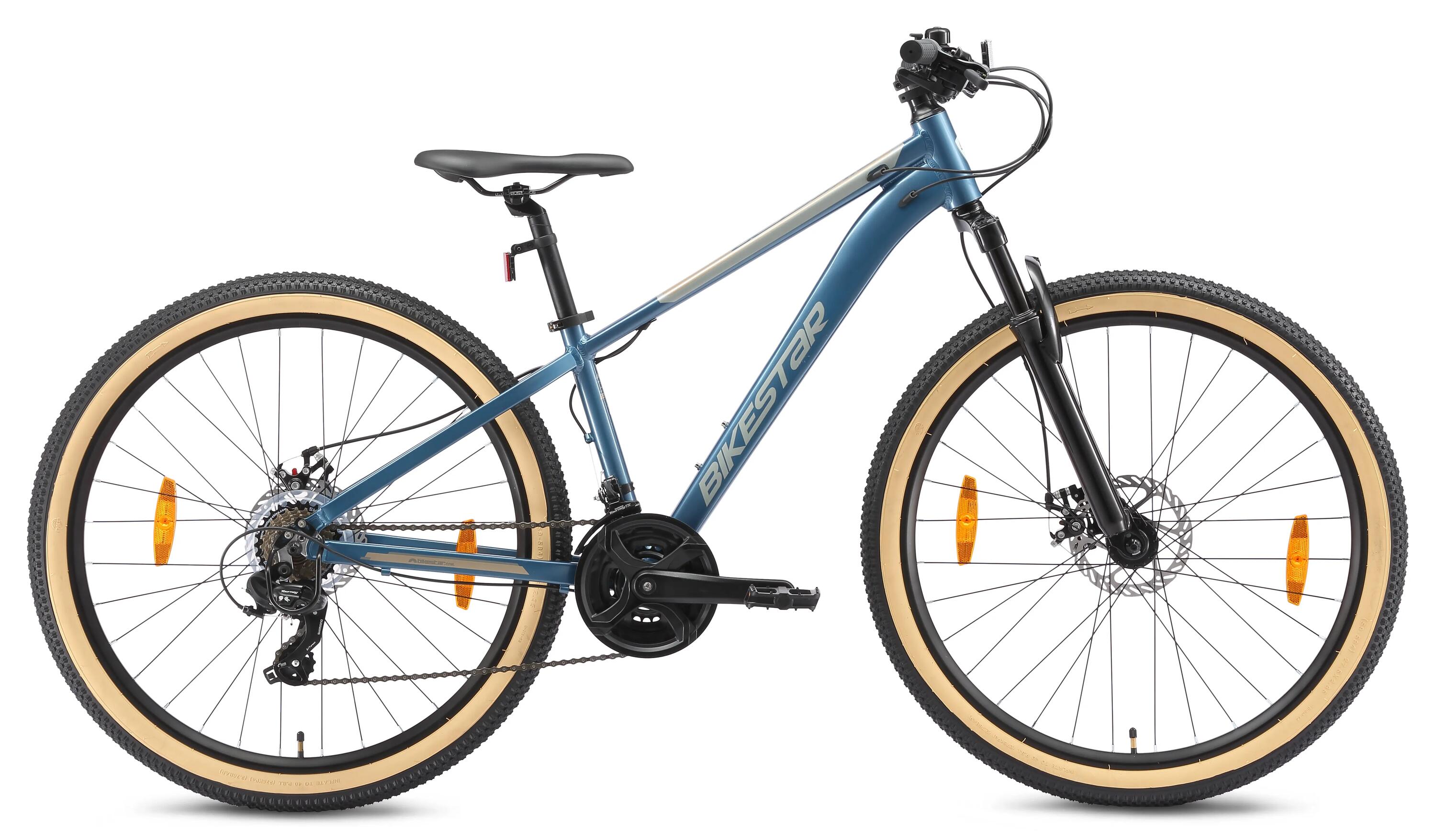MTB fiets 27.5" aluminium, hardtail, 21 versnellingen, schijfremmen 2/7