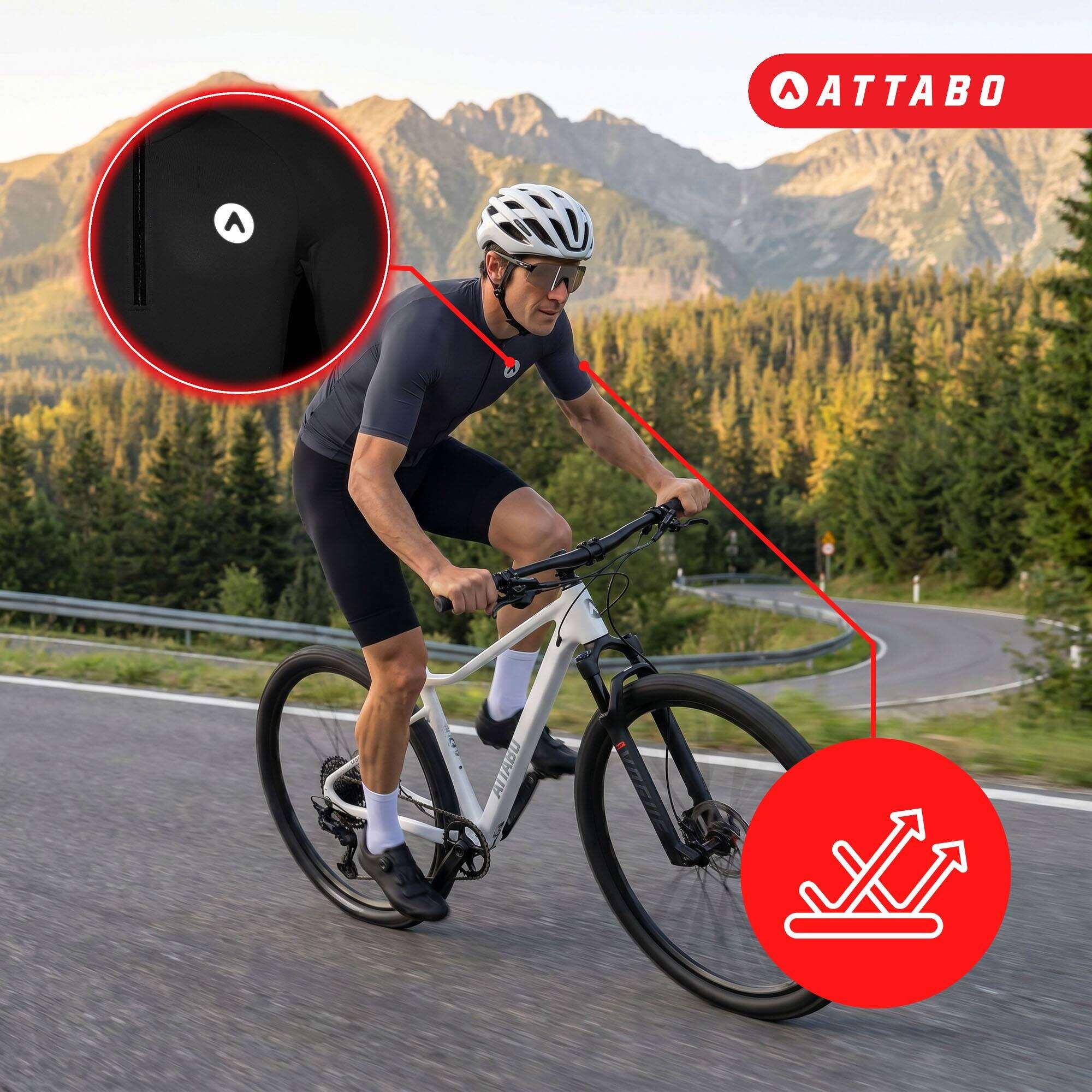 Heren fiets shirt ATTABO TEVRA 7/8