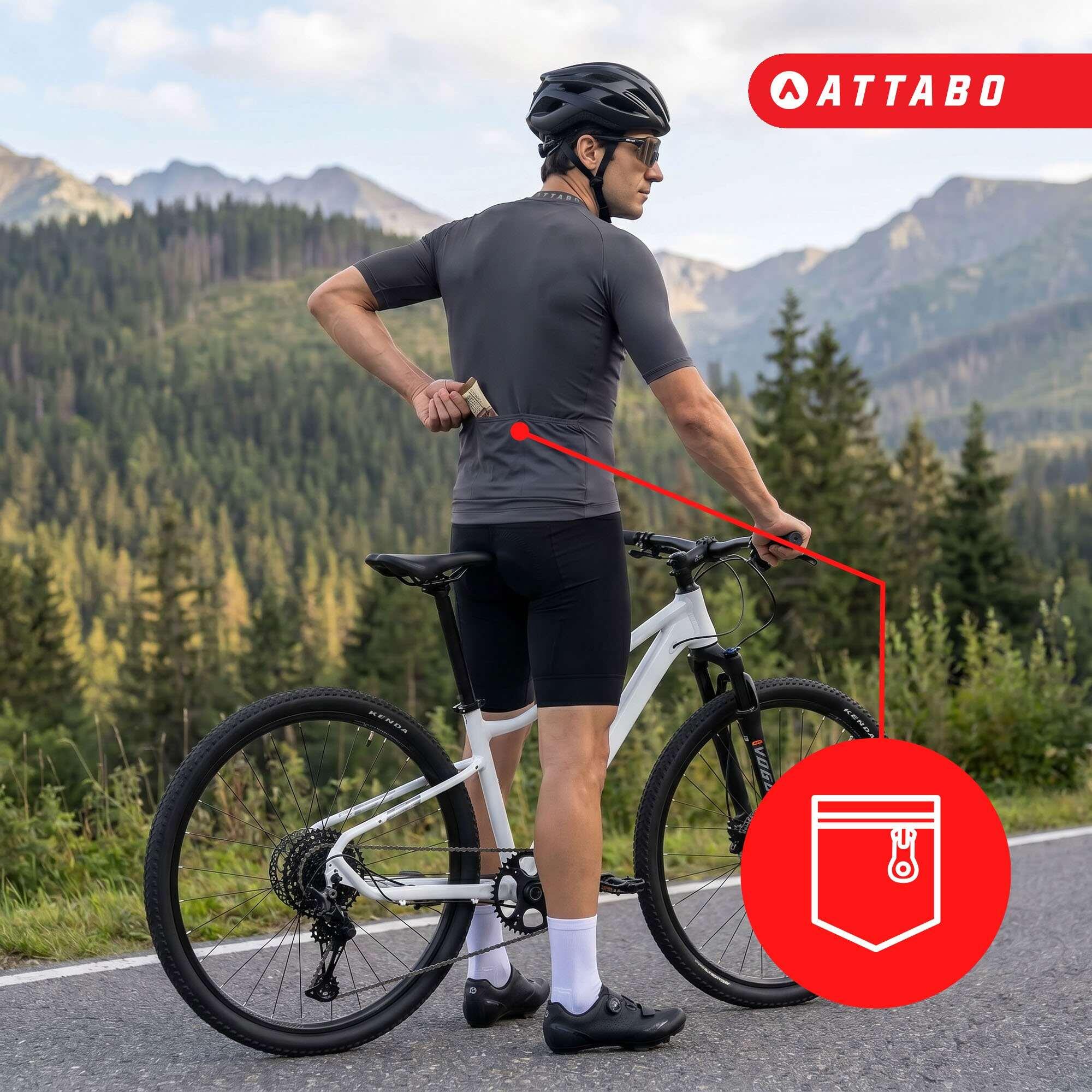 Heren fiets shirt ATTABO TEVRA 6/8
