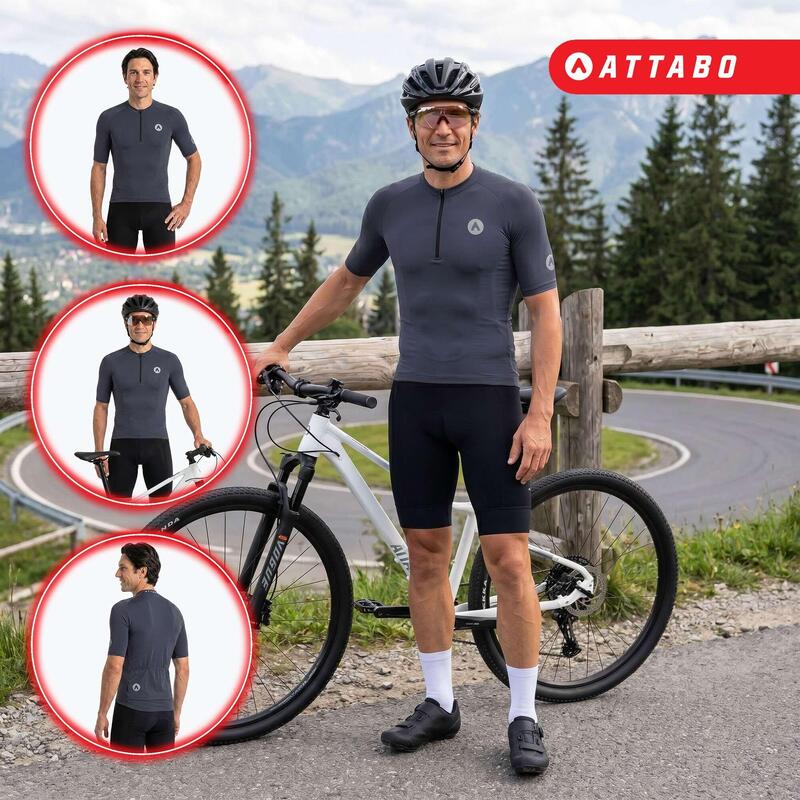 Tricou de ciclism pentru bărbați ATTABO TEVRA