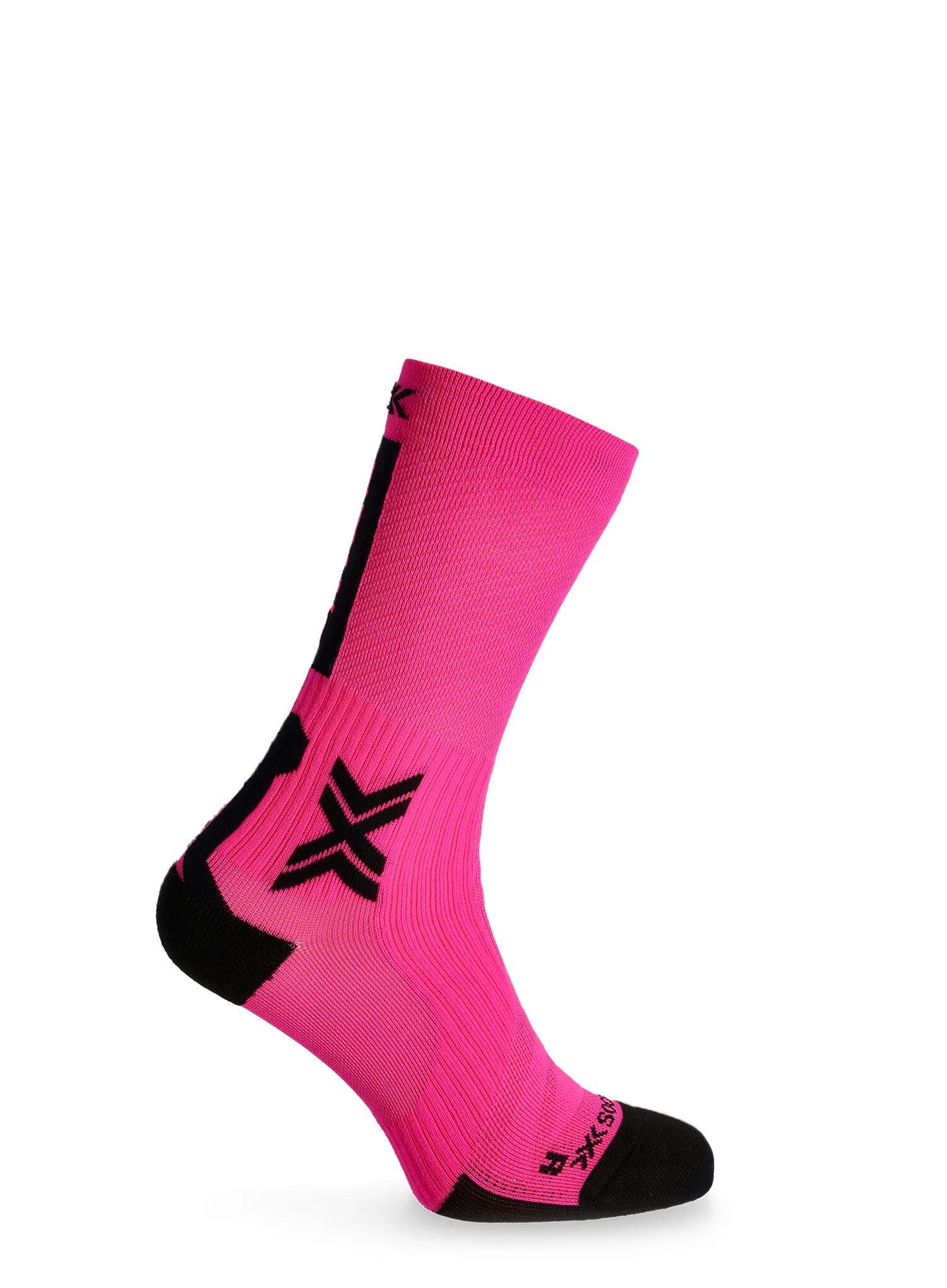 Skarpety X-Socks Bike Perform Crew Pink 7/7