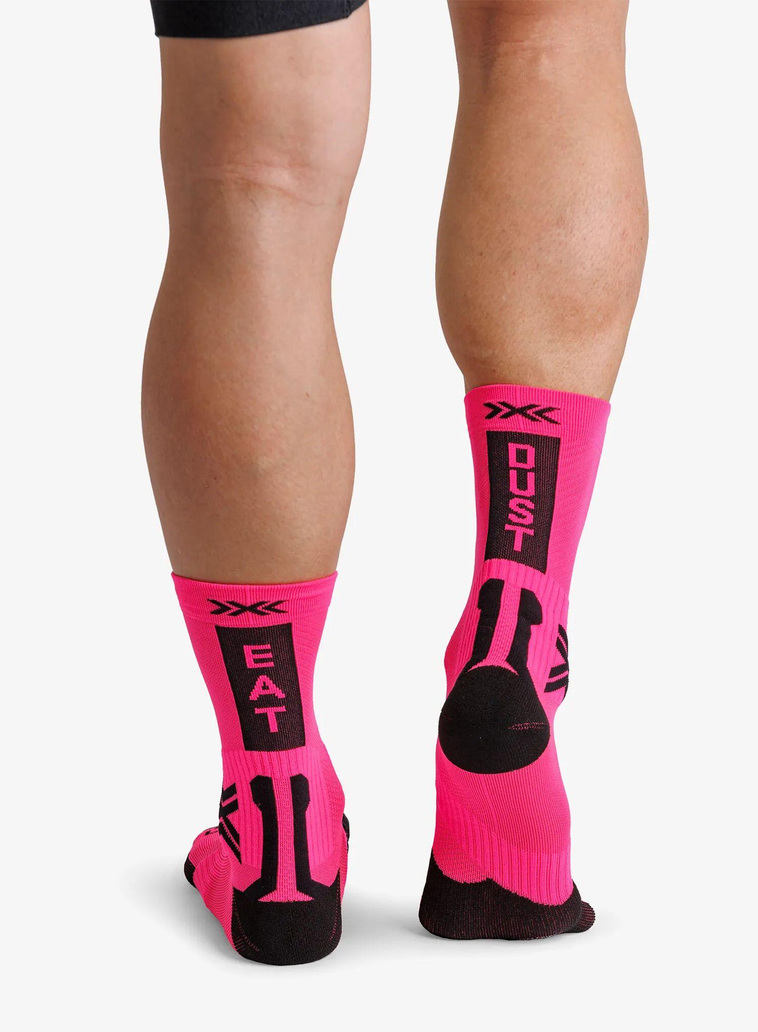 Skarpety X-Socks Bike Perform Crew Pink 6/7