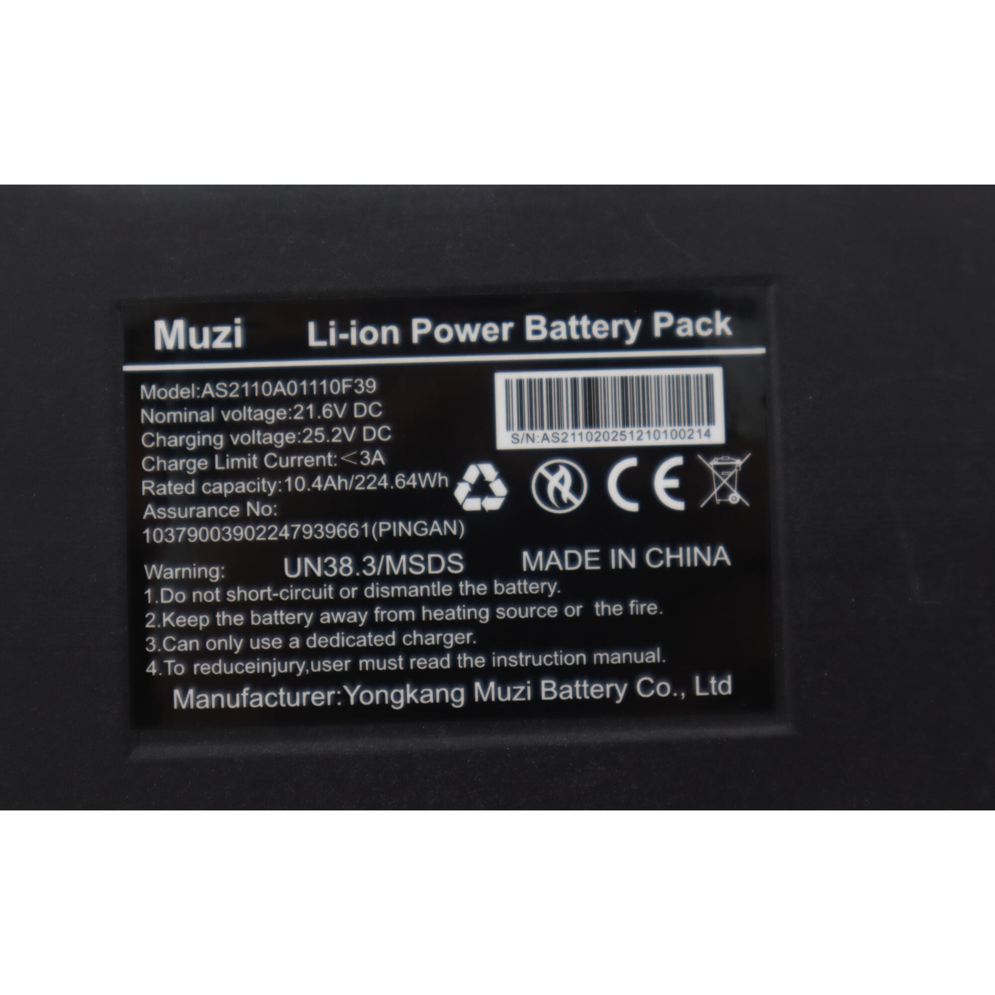 100EVO/EX100 BATTERIE 3/4