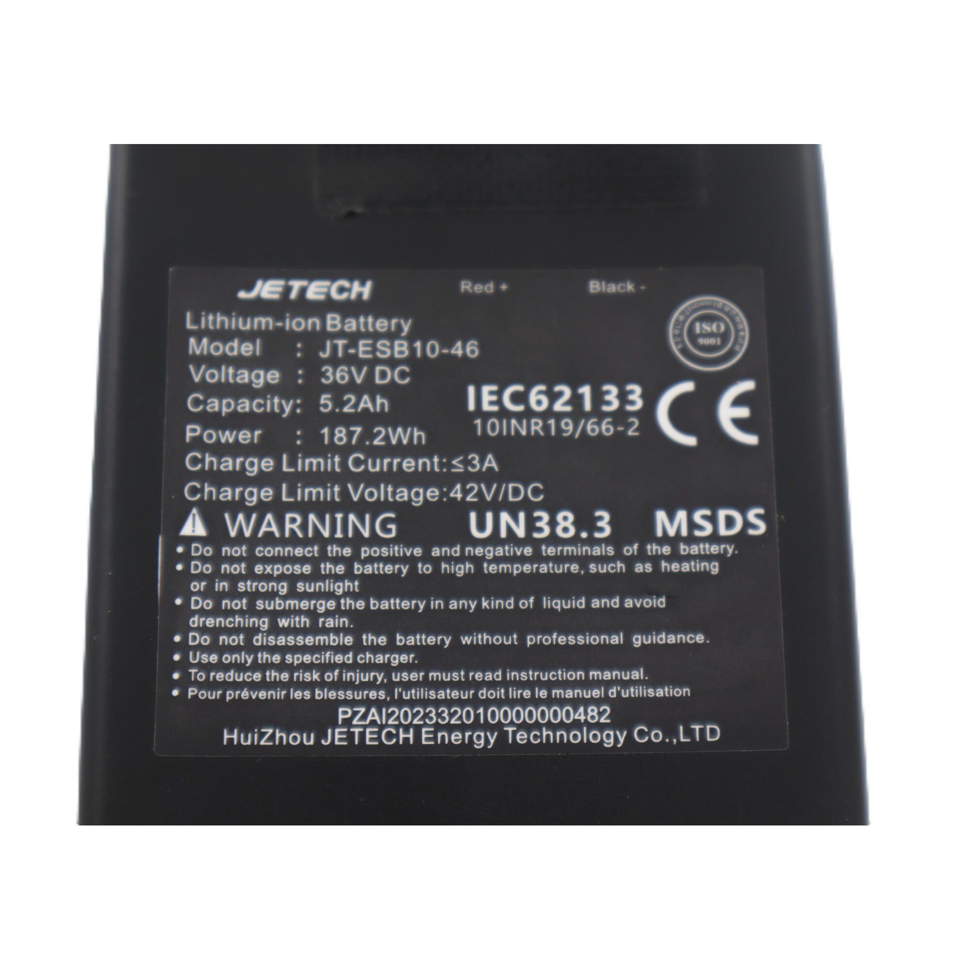 BATTERIA 36V 5.2A 85CITY/85C 5/5