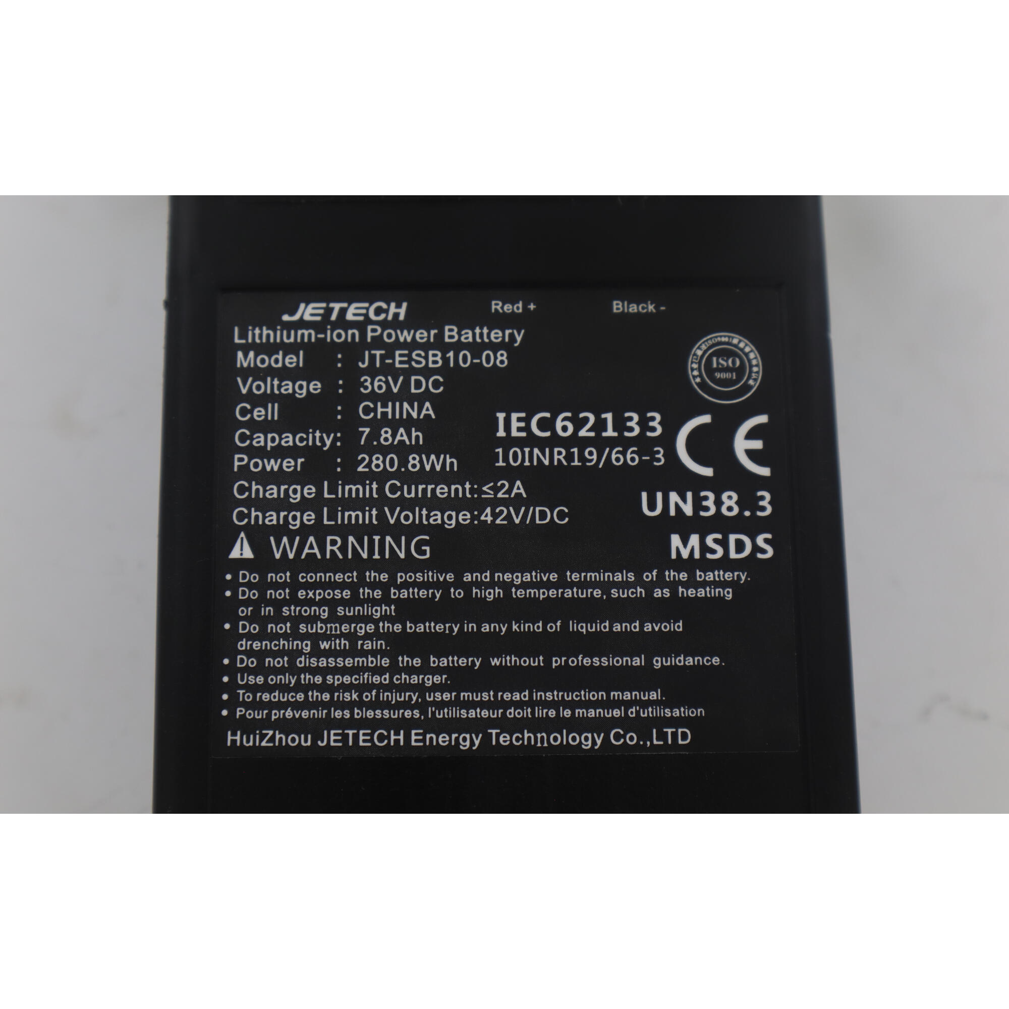 AKKU 36V / 7,8AH 100ECO / 100MAX / 100MAX2 / 100MAXPLUS / 100PLUS / 100PRO2 / 10 3/4