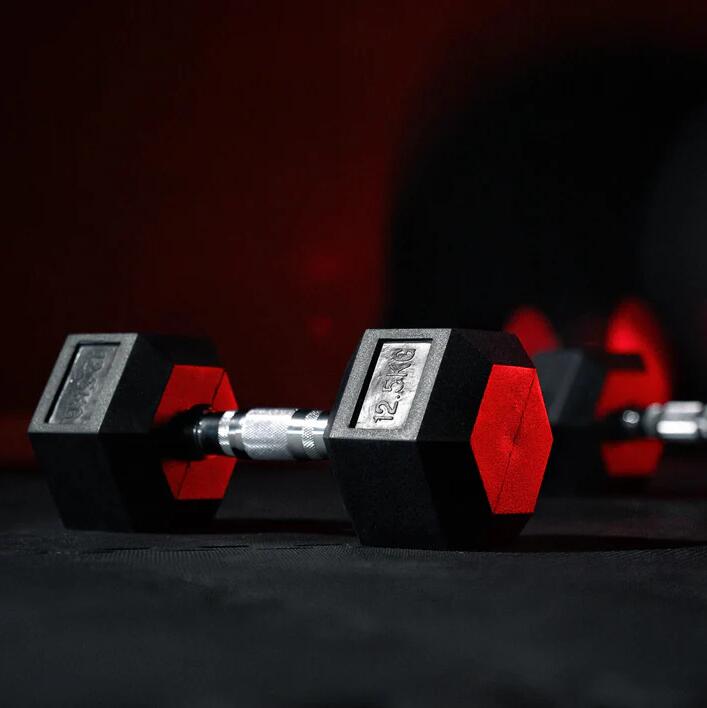 Hexagon Kurzhantel Gummi 2-50 kg 7/7