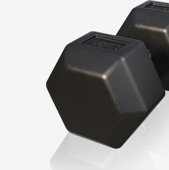 Hexagon Kurzhantel Gummi 2-50 kg 7/7