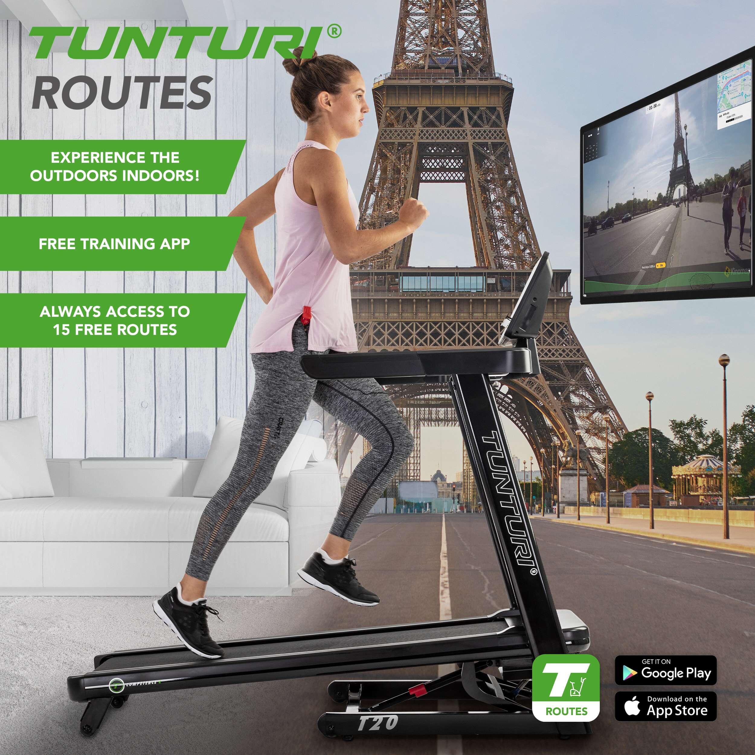 Klappbares Laufband - Bluetooth - Laufen bis zu 16,0 km/h - T20 Treadmill 2/8