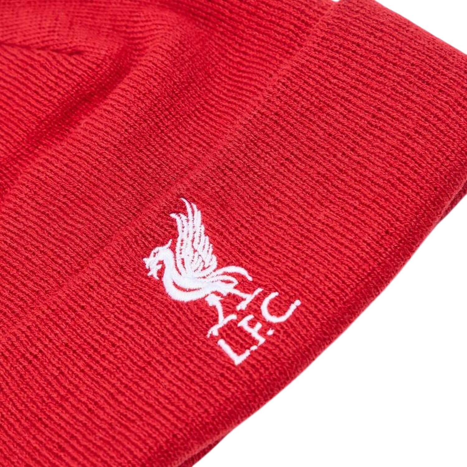 Bonnet Motif/style Logo Brodé Enfant (Rouge / Blanc Imprimé) 3/3