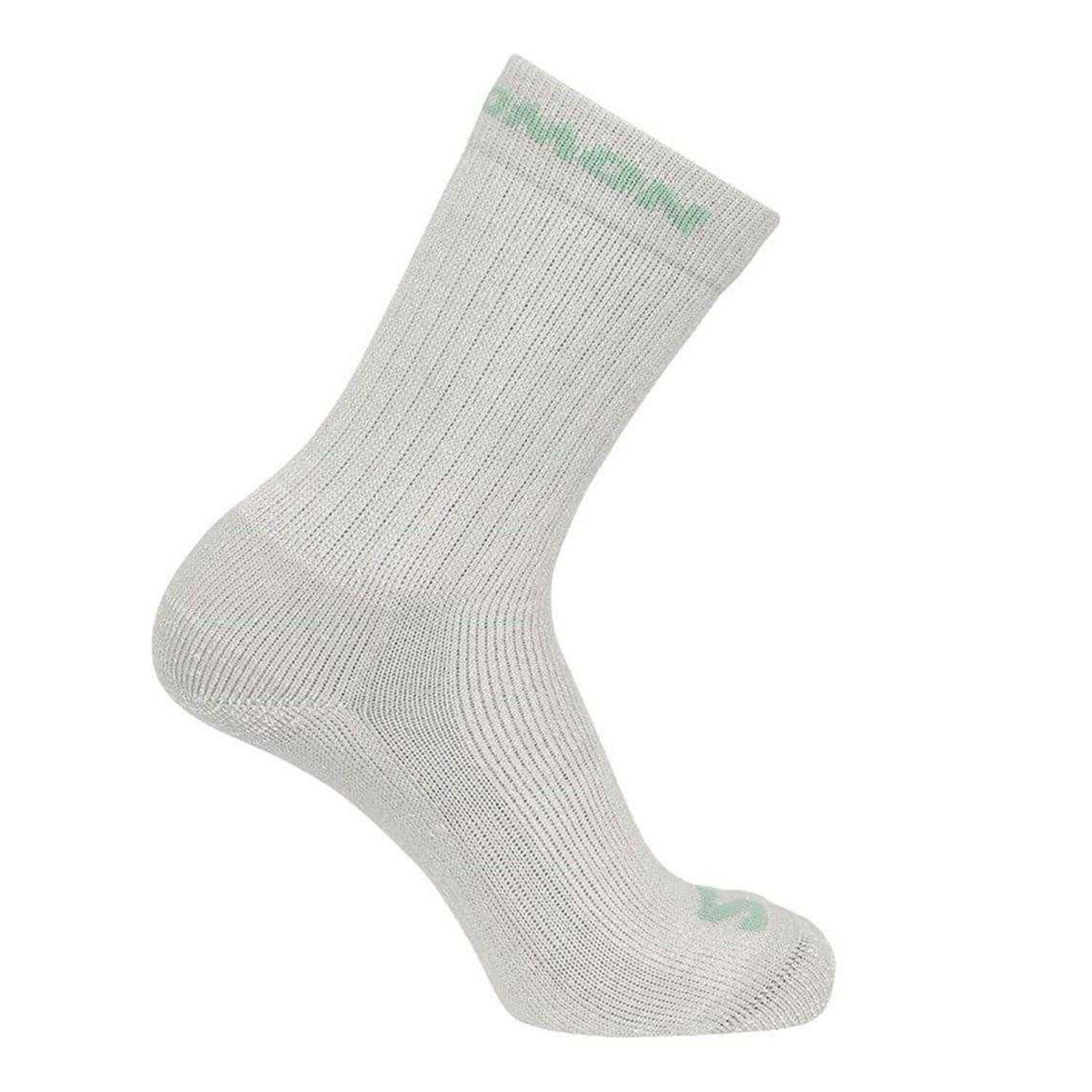 Lot De 2 Chaussettes Femme (Gris / Vert) 2/2