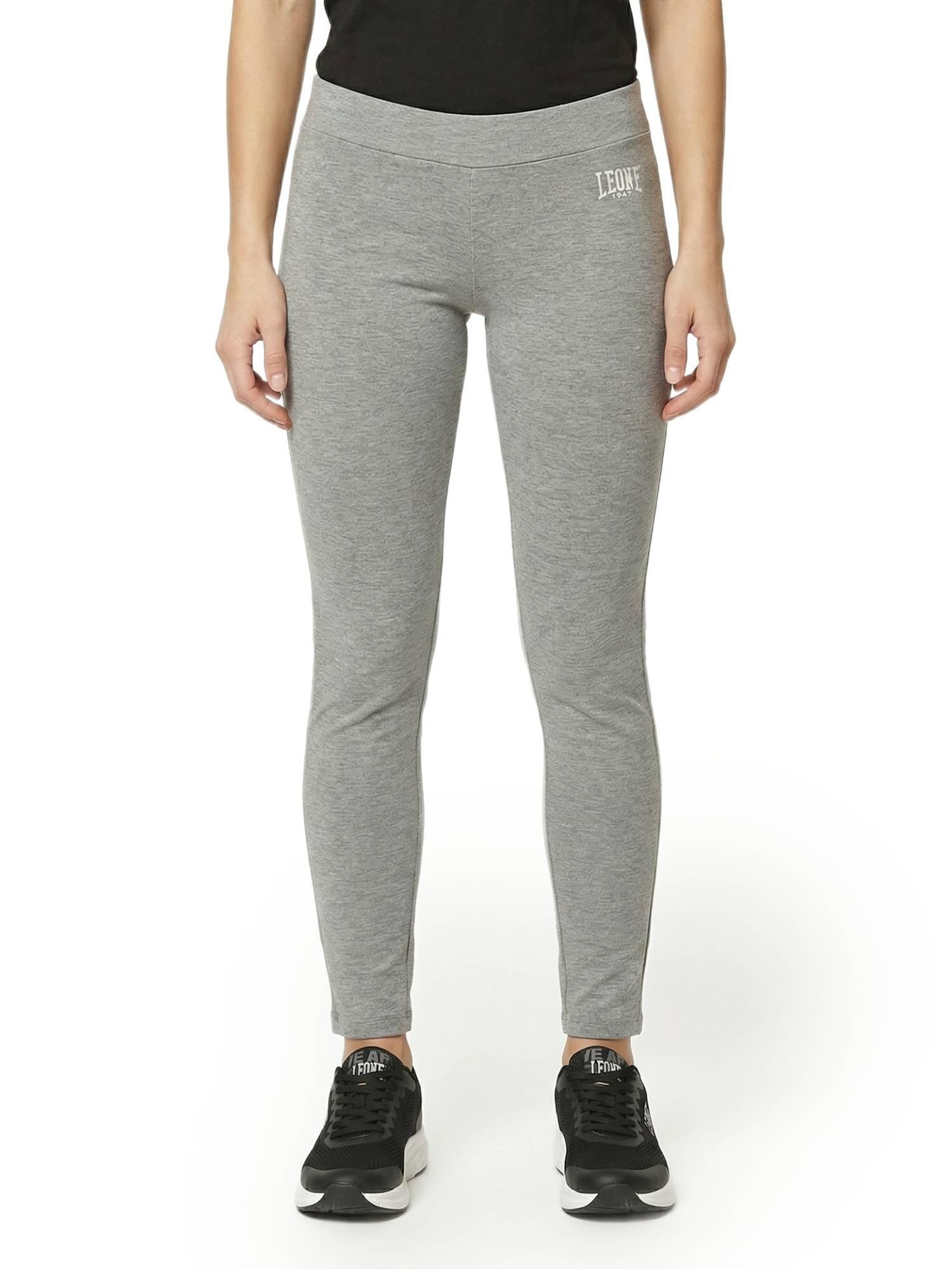 Legginsy damskie Leone Basic z elastycznej bawełny