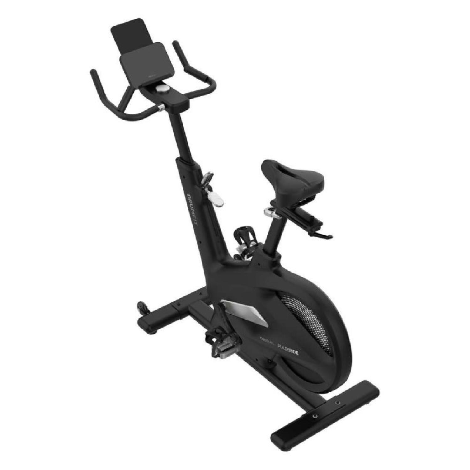 Cecotec Bicicleta Estática Indoor Drumfit PulseRide. Volante de Inercia 20kg, Re 2/7