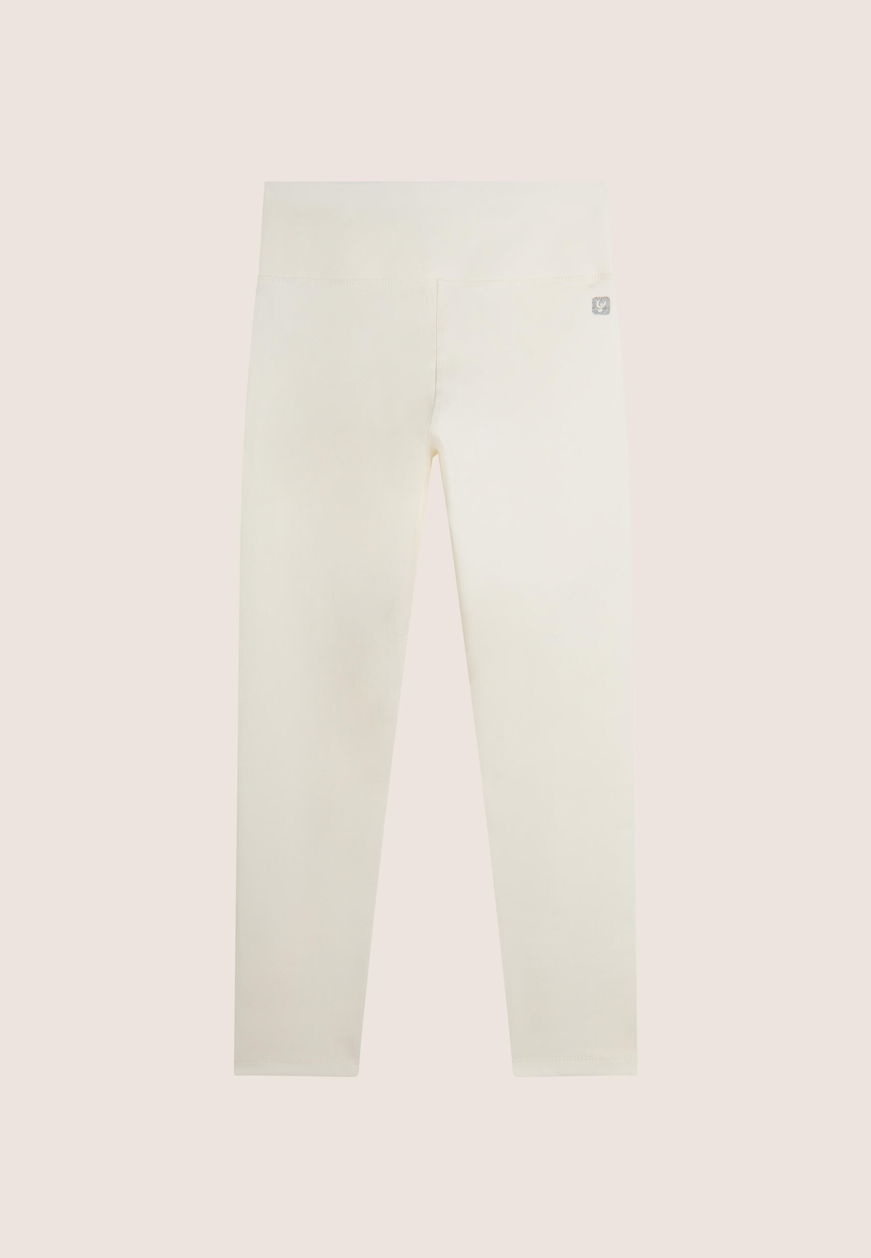 Leggings vita alta 7/8 in tessuto coated effetto pelle 2/3