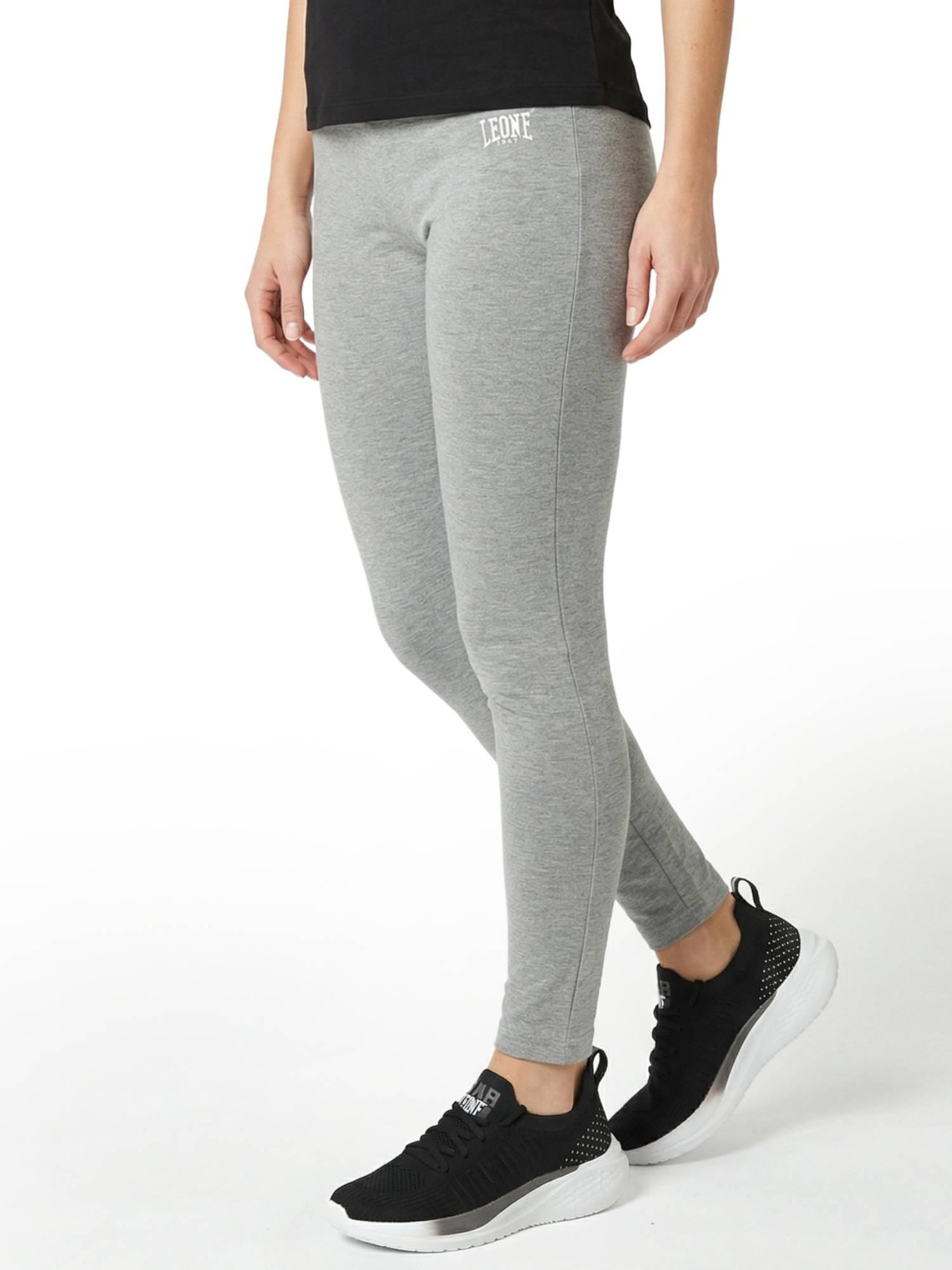 Legginsy damskie Leone Basic z elastycznej bawełny