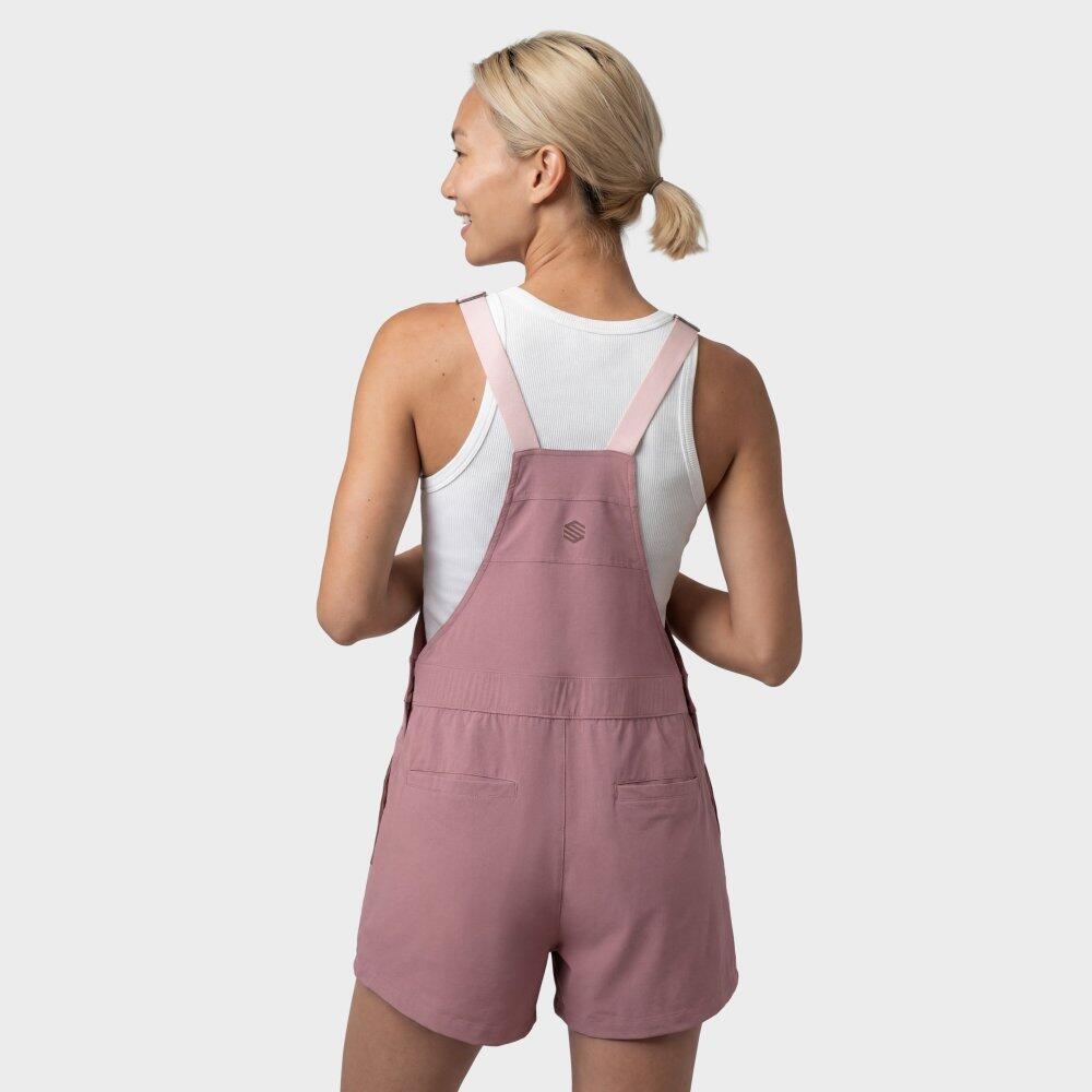 Salopette short randonnée déperlante femme Kootenay Short-W Pink Rose 6/7