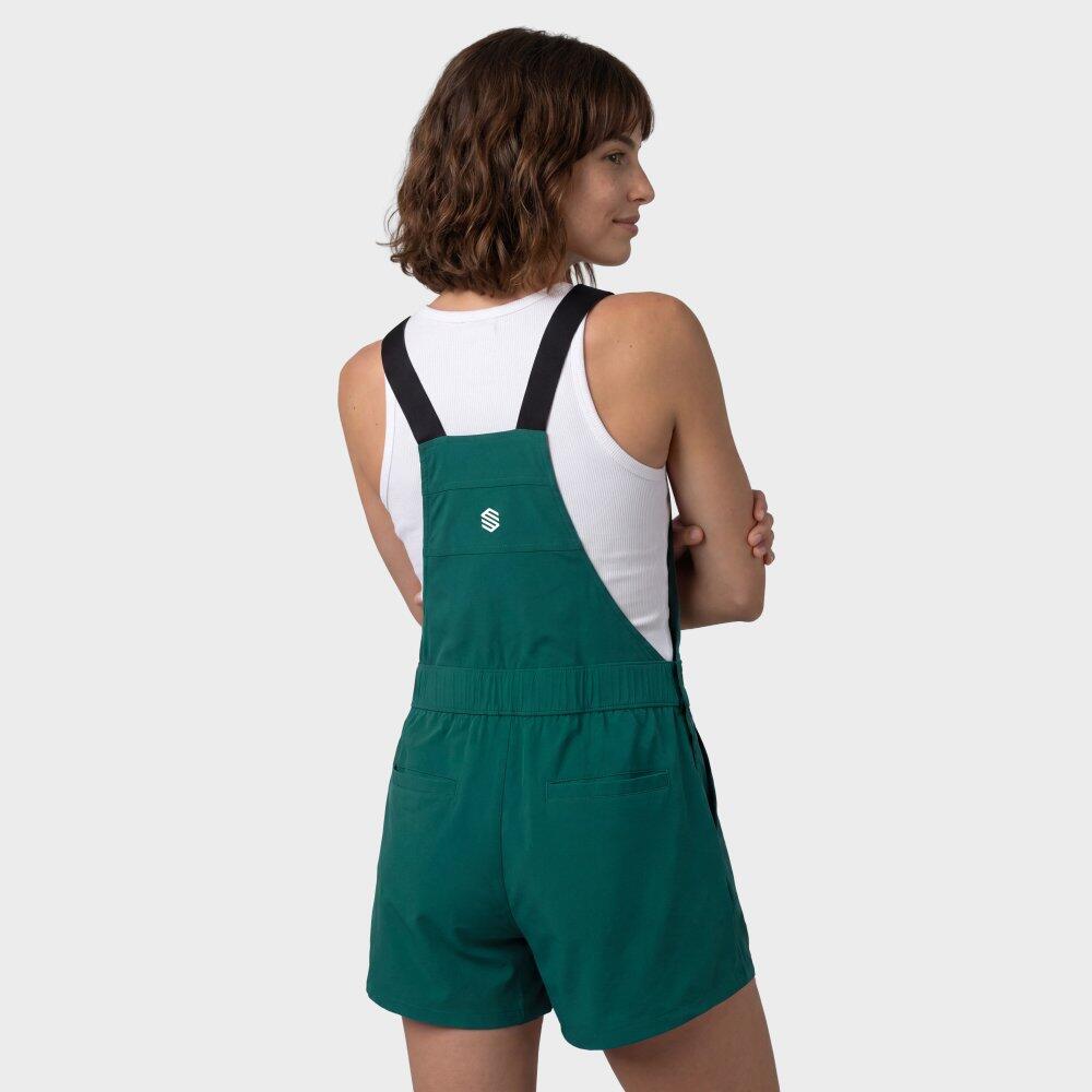 Salopette short randonnée déperlante femme Kootenay Short-W Green Vert 6/7