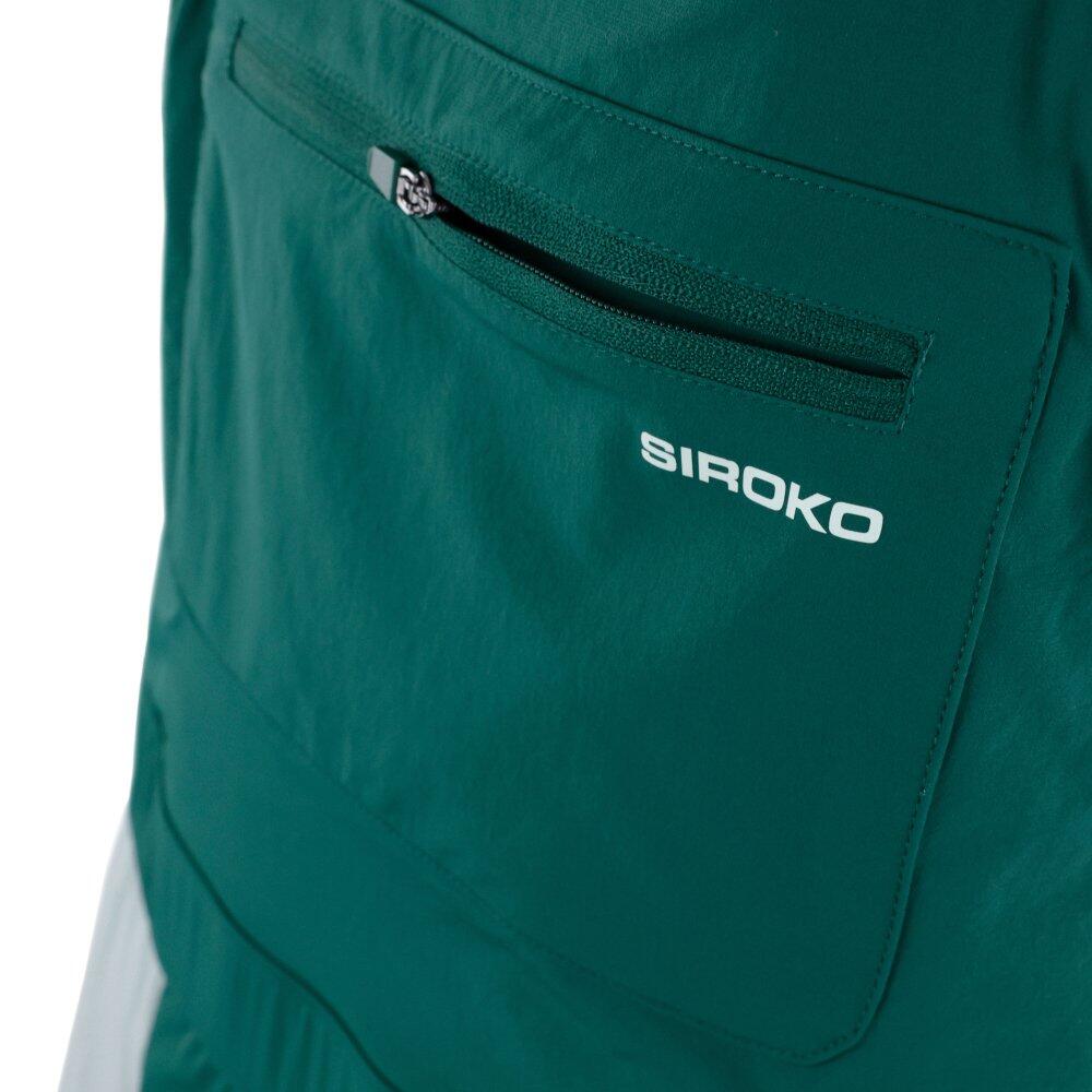 Salopette short randonnée déperlante femme Kootenay Short-W Green Vert 5/7