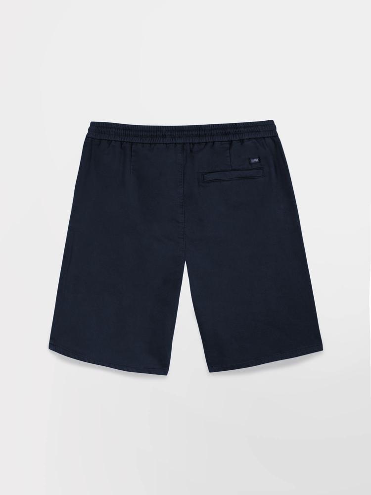 Bermuda - casual - Homme - ceinture élastiquée - FOXEEBER - bleu marine 5/5