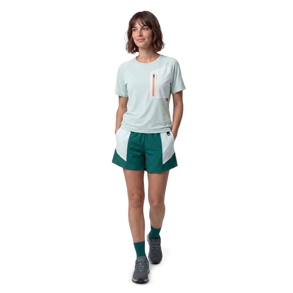 Salopette short randonnée déperlante femme Kootenay Short-W Green Vert 3/7