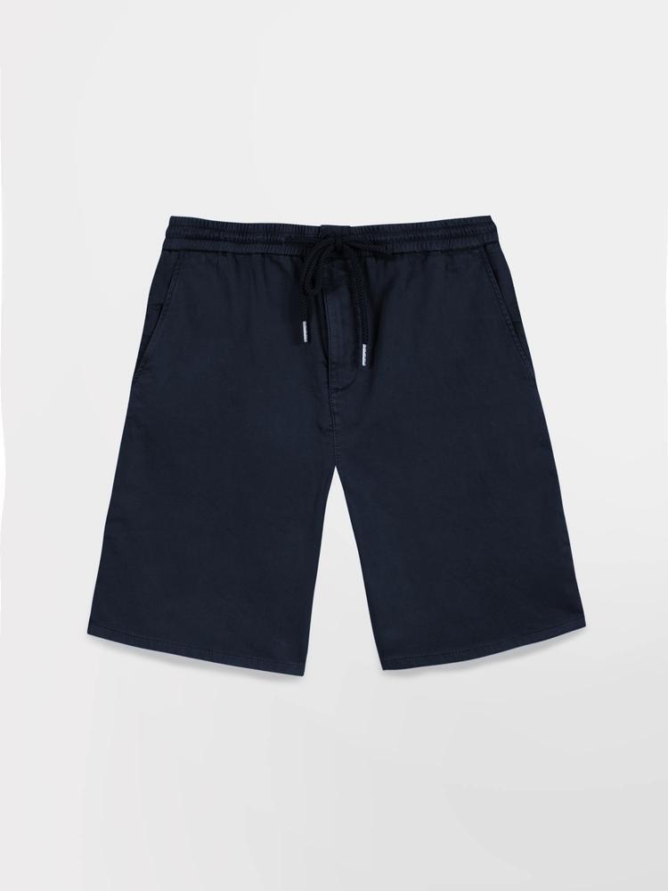 Bermuda - casual - Homme - ceinture élastiquée - FOXEEBER - bleu marine 3/5
