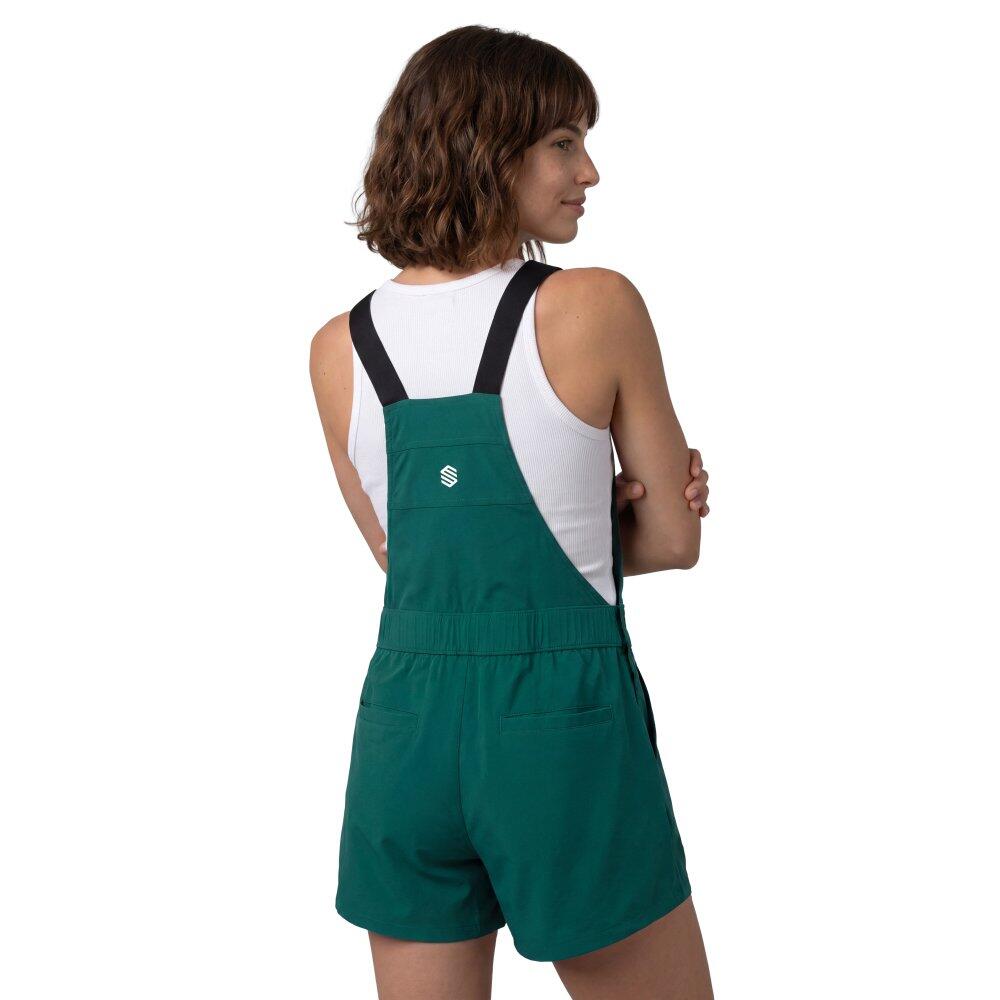 Salopette short randonnée déperlante femme Kootenay Short-W Green Vert 2/7