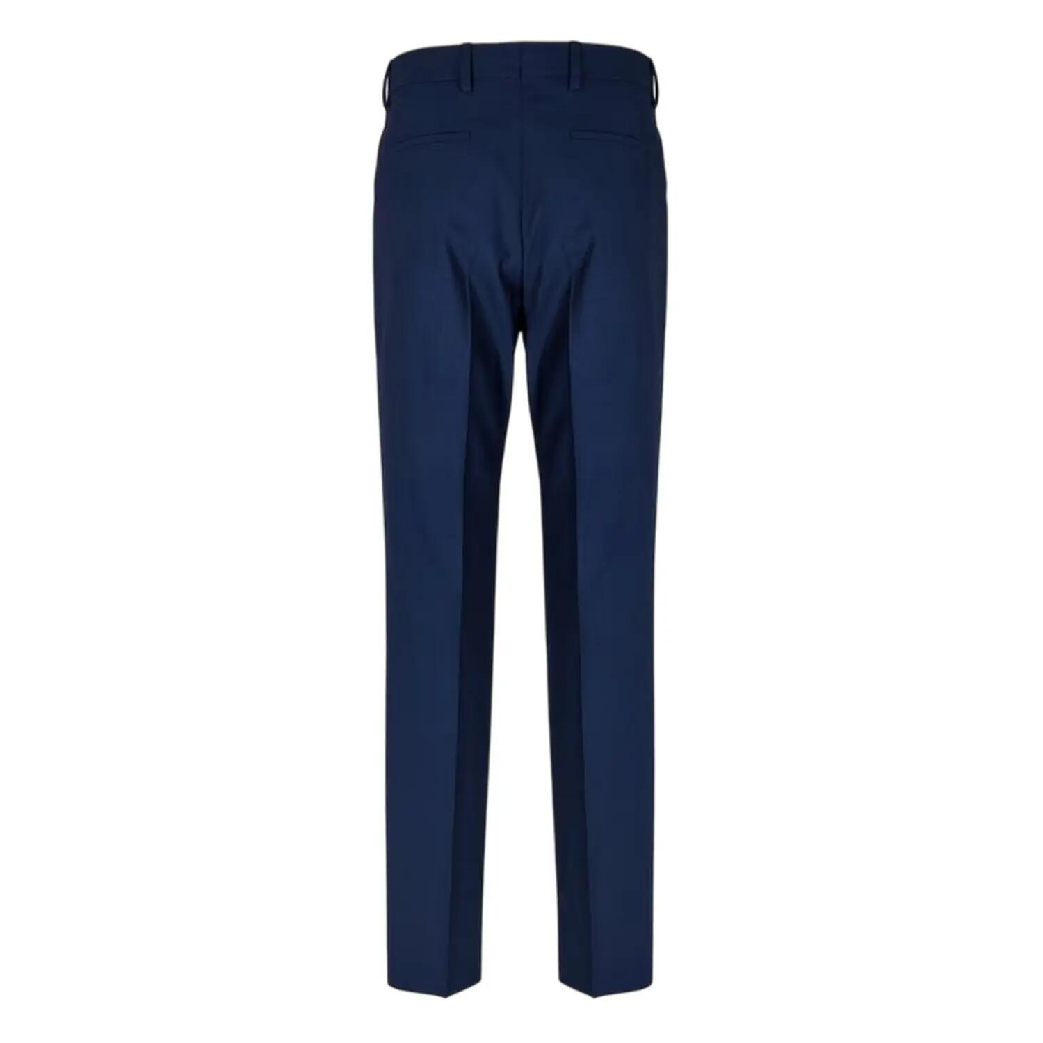 HGenius Chino Semplice Dritto Uomo Boss H-Genius Blu 3/3
