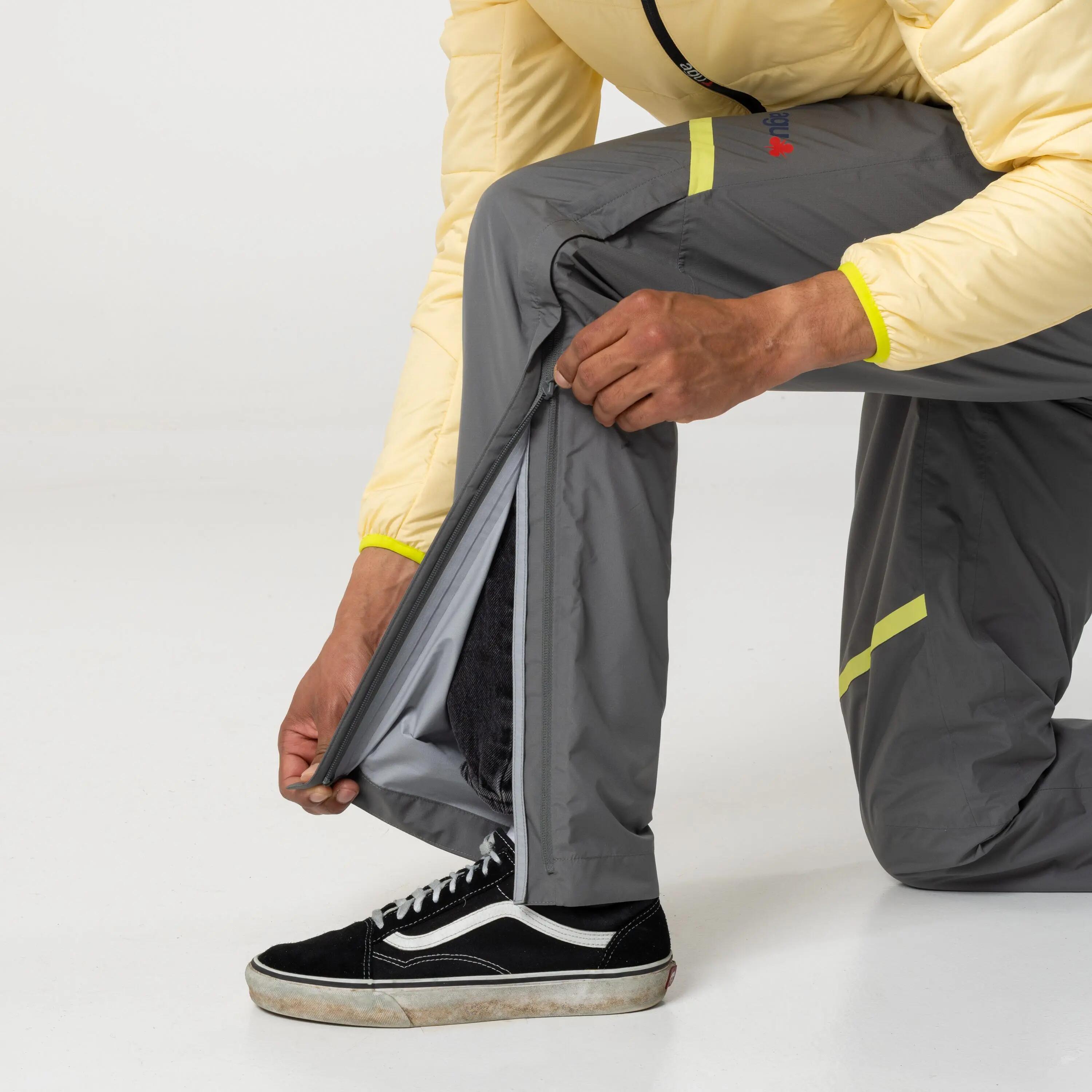 Pantalon de pluie vélo ville imperméable Pro gris 7/7