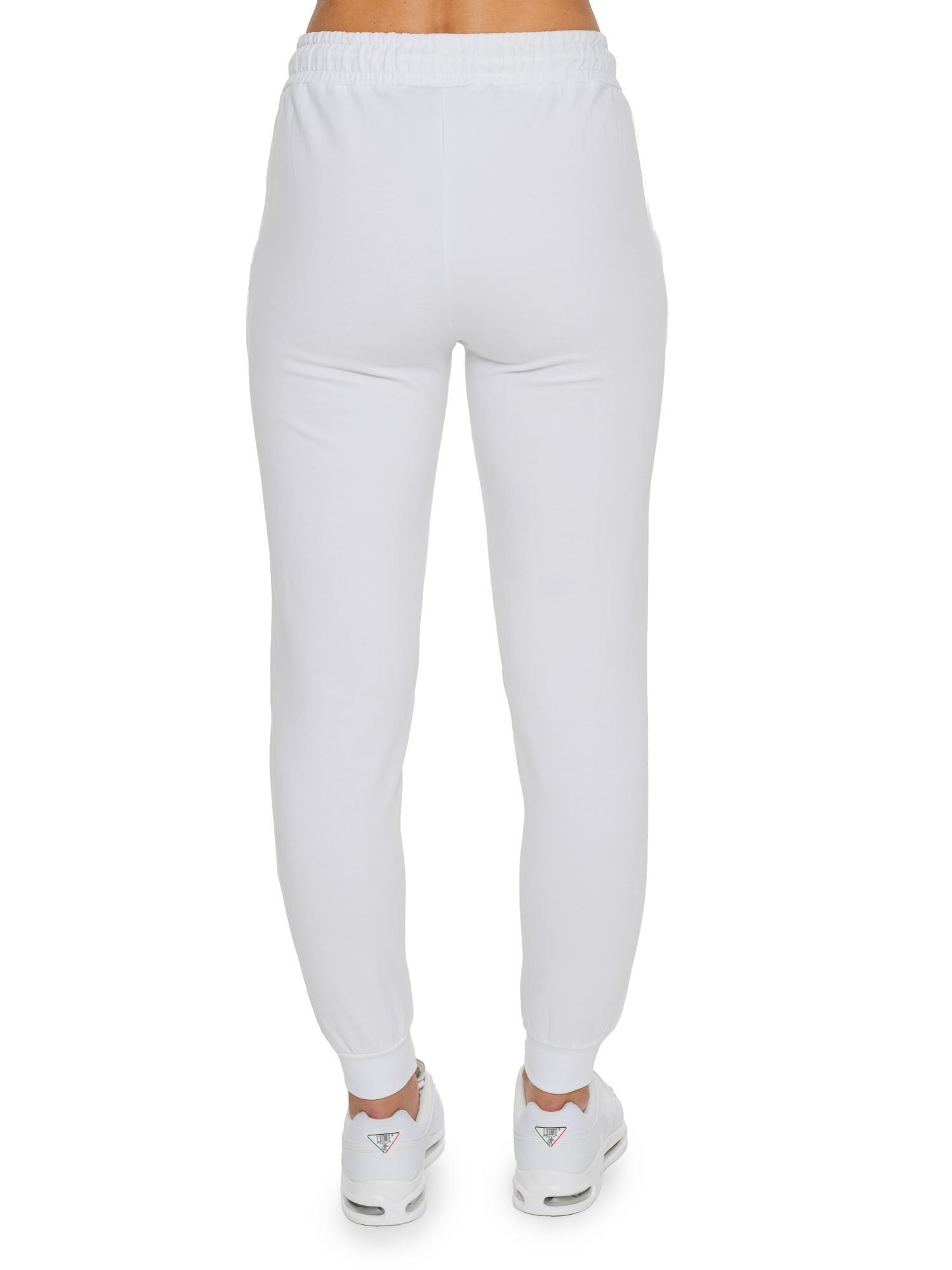 Calças de treino femininas Leone 1947 Apparel, tecido macio, logo tom sobre tom 5/5