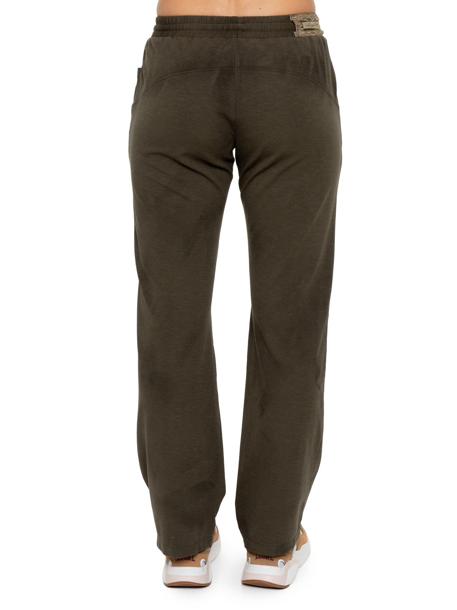 Calça de moletom feminina estilo safari urbano 4/5