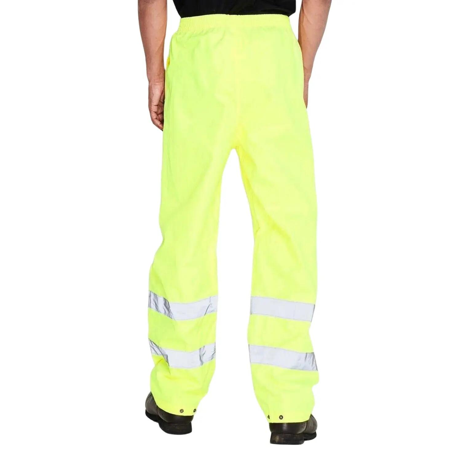 Mens HiVis Waterproof Trousers (Yellow) 2/5