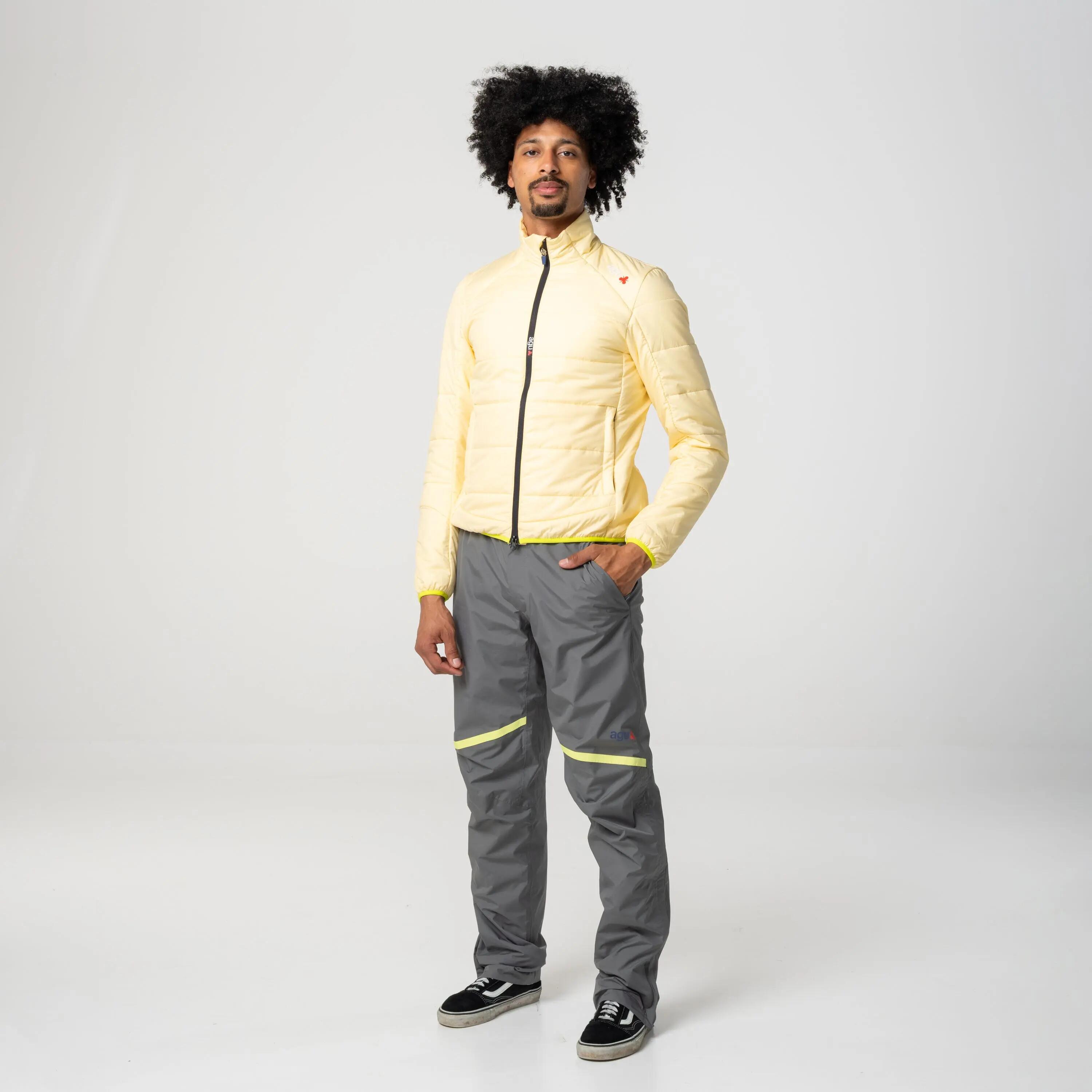 Pantalon de pluie vélo ville imperméable Pro gris 2/7