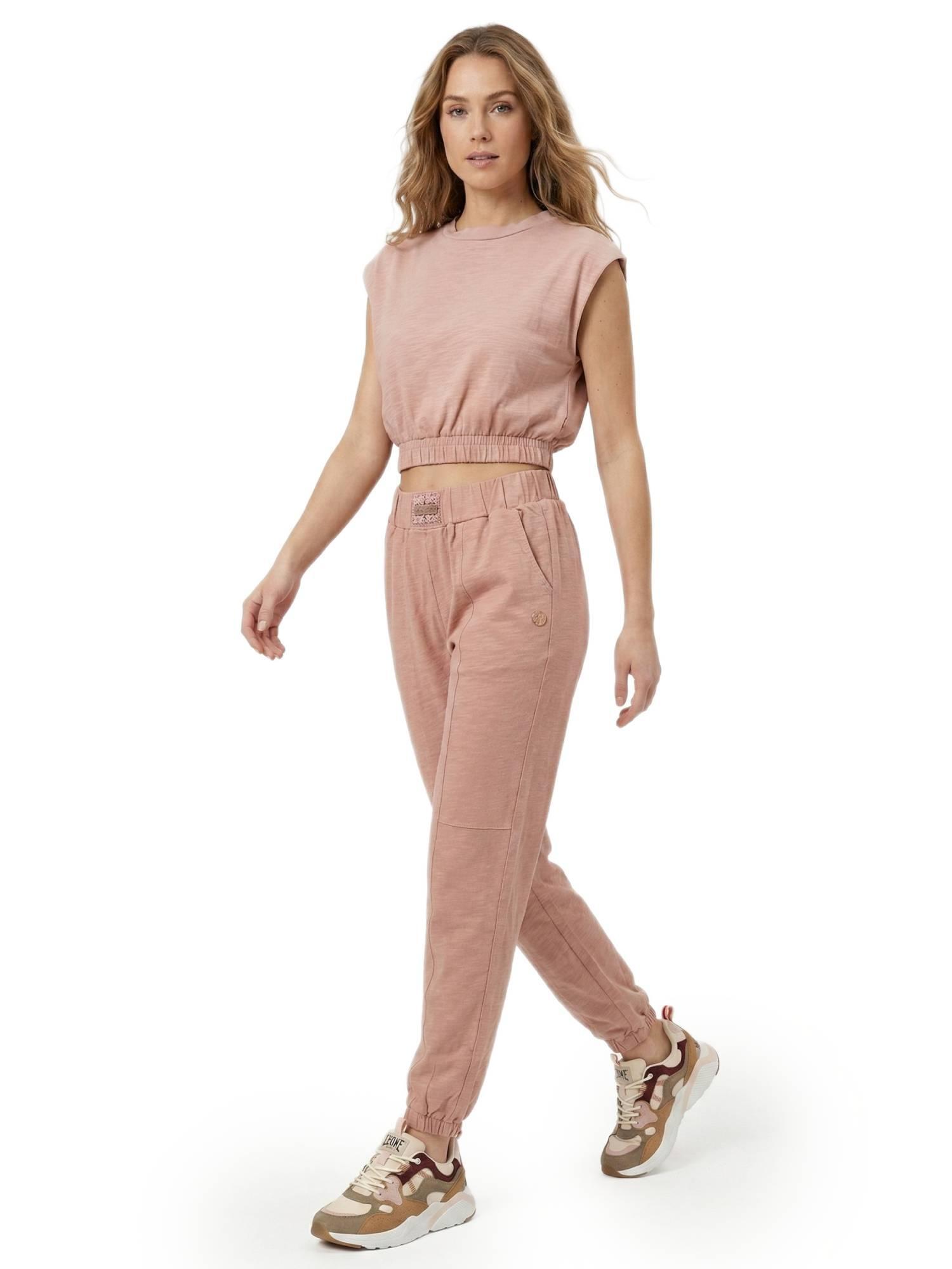 Calça de moletom feminina estilo safari urbano 5/5