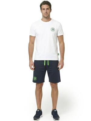 Heren t-shirt + fluorescerende bermudashort set