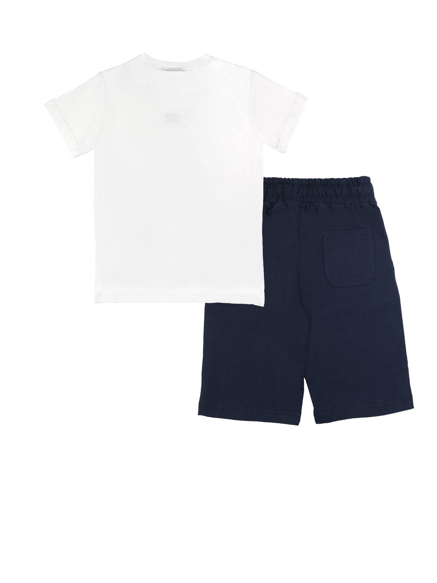 Ensemble t-shirt basique + bermuda pour enfants 2/2