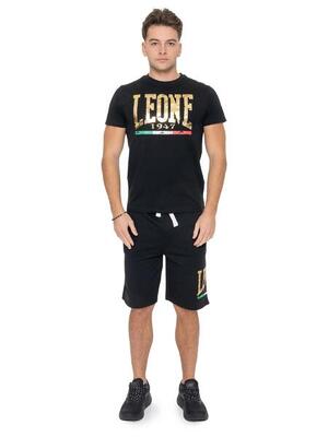 Vintage logo heren t-shirt + bermuda shorts set