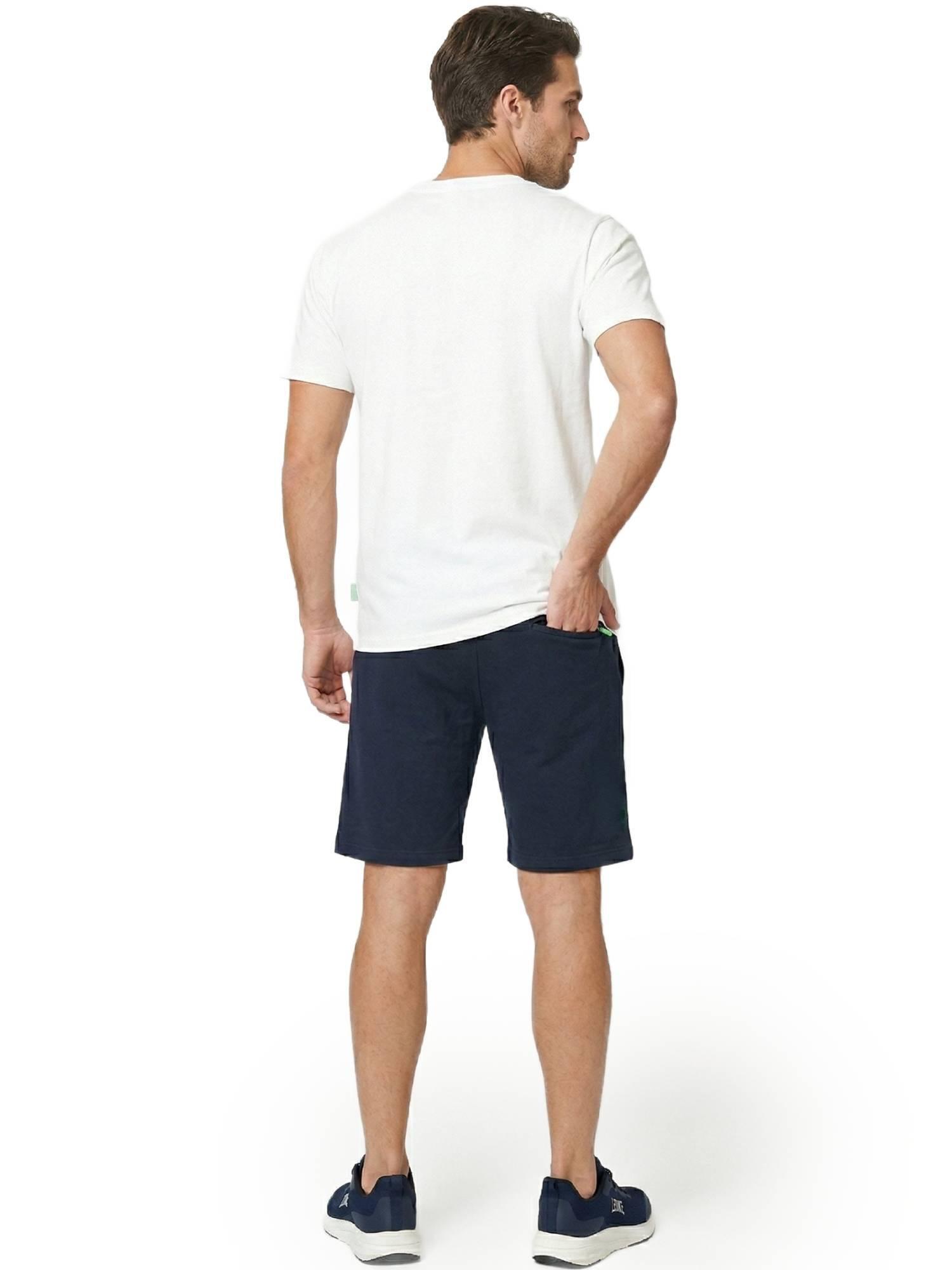 Heren T-shirt + fluorescerende bermudashort set 4/5